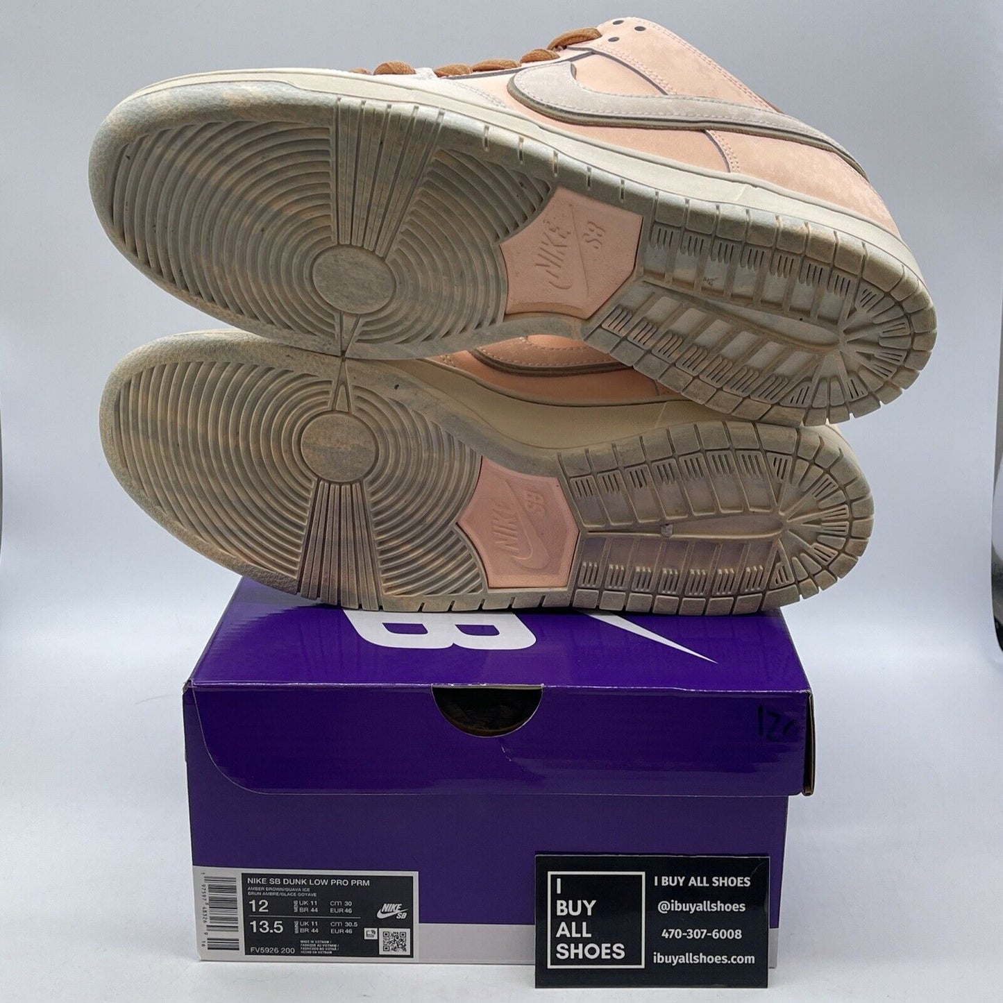 Size 12 - Nike Dunk SB Low Trocadéro Gardens Brown Suede Leather (FV5926-200)