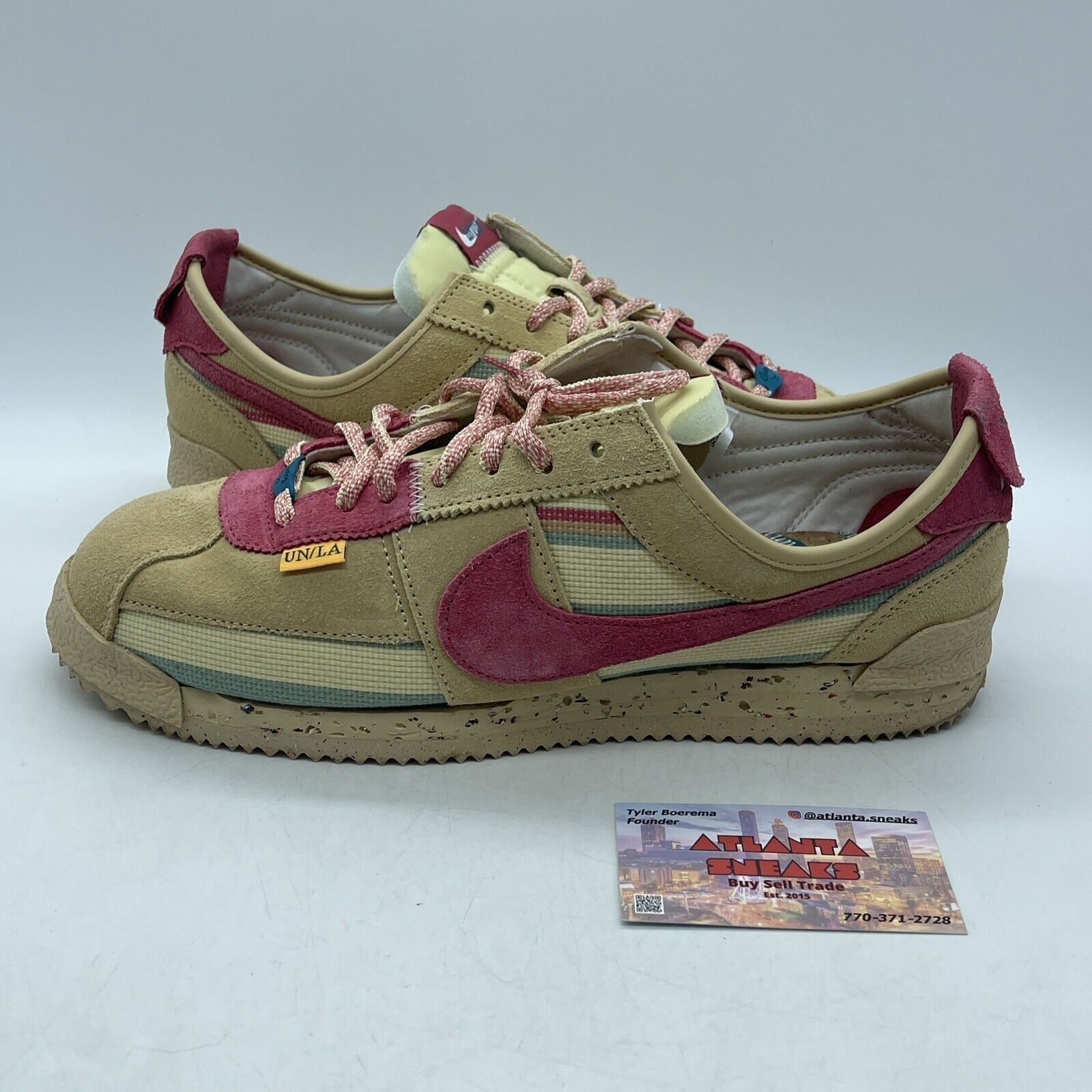 Size 11 - Nike Union LA x Cortez SP Sesame Brown Pink Suede (DR1413-200)