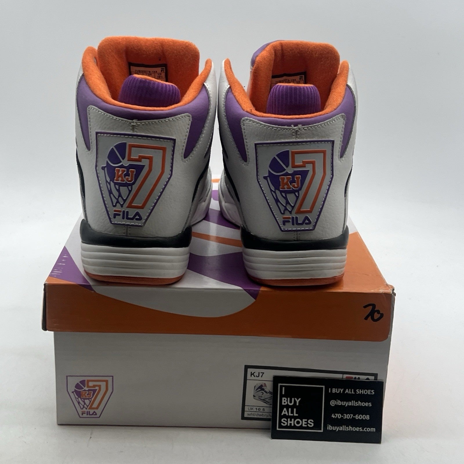 Size 11.5 - FILA- Kevin Johnson KJ7 - Men's - Orange (1VB0079-184)