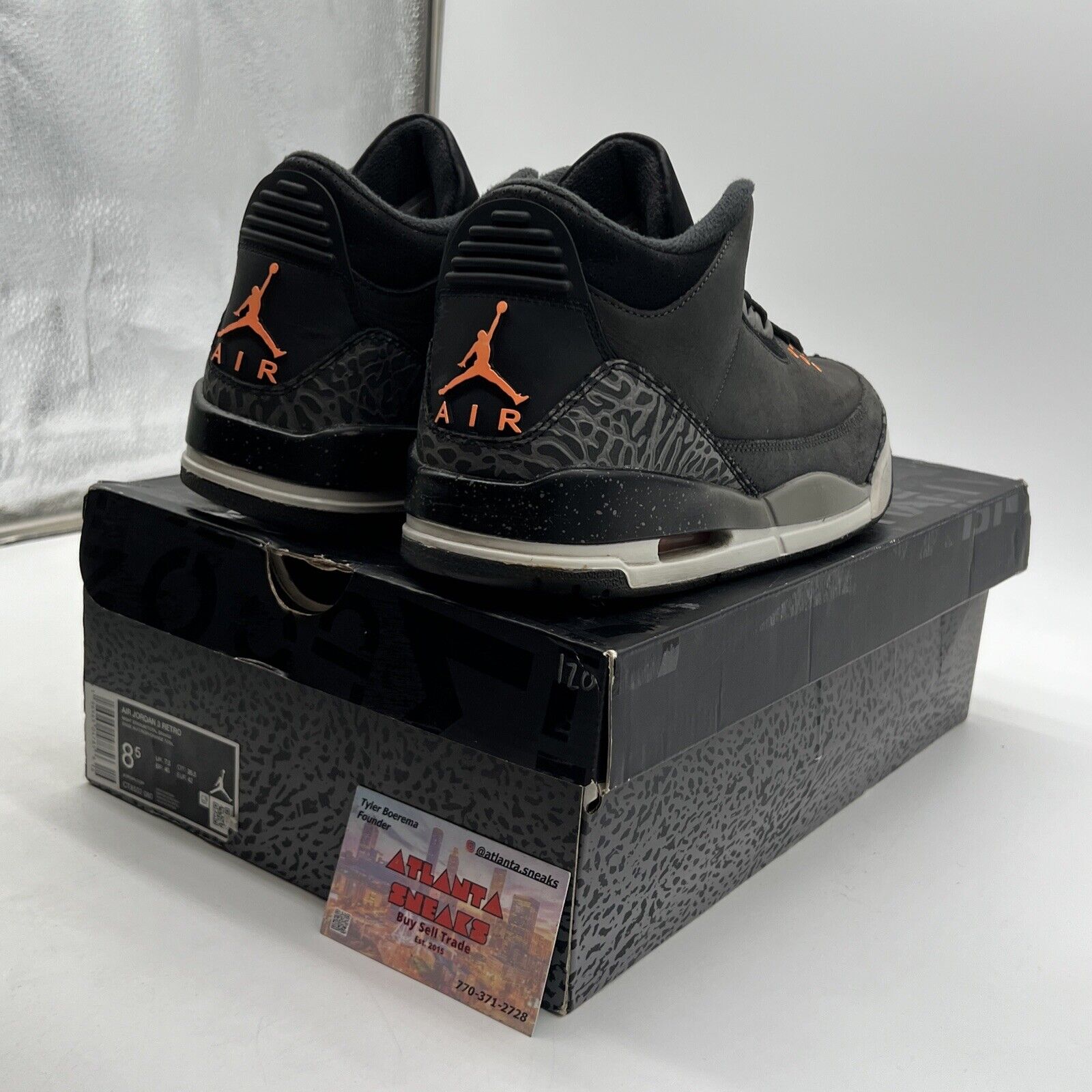 Size 8.5 - Jordan 3 Retro 2023 Mid Fear (CT8532-080)