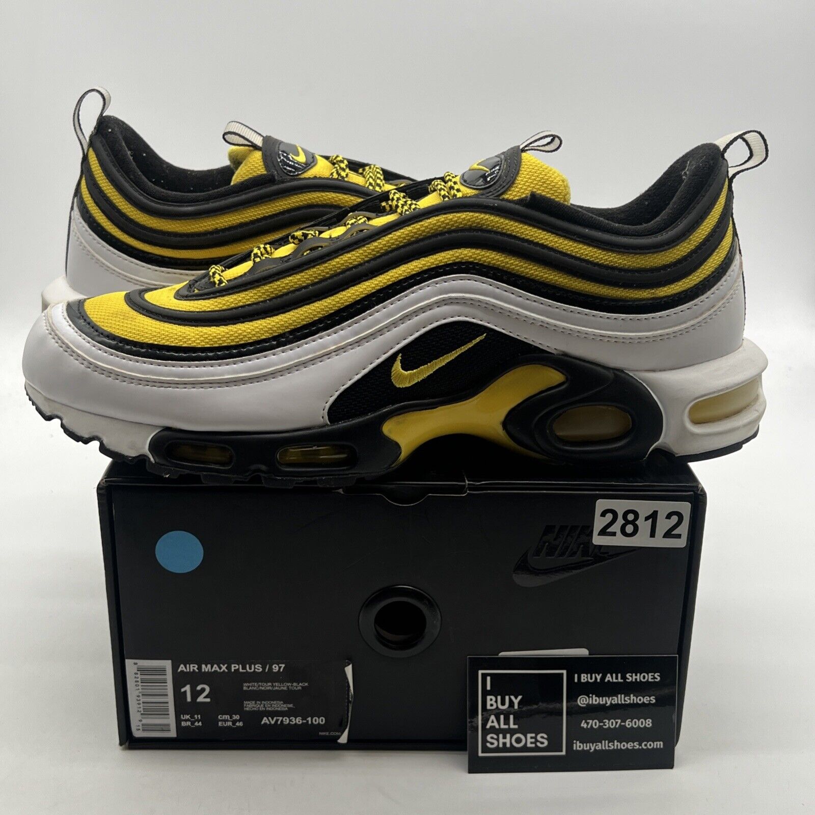 Size 12 - Nike Air Max Plus 97 Frequency Pack (AV7936-100)
