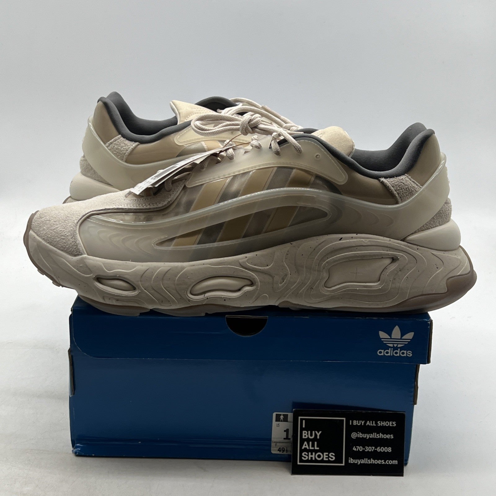 Size 14 - Adidas Oznova Bliss Magic Beige (HQ9827)
