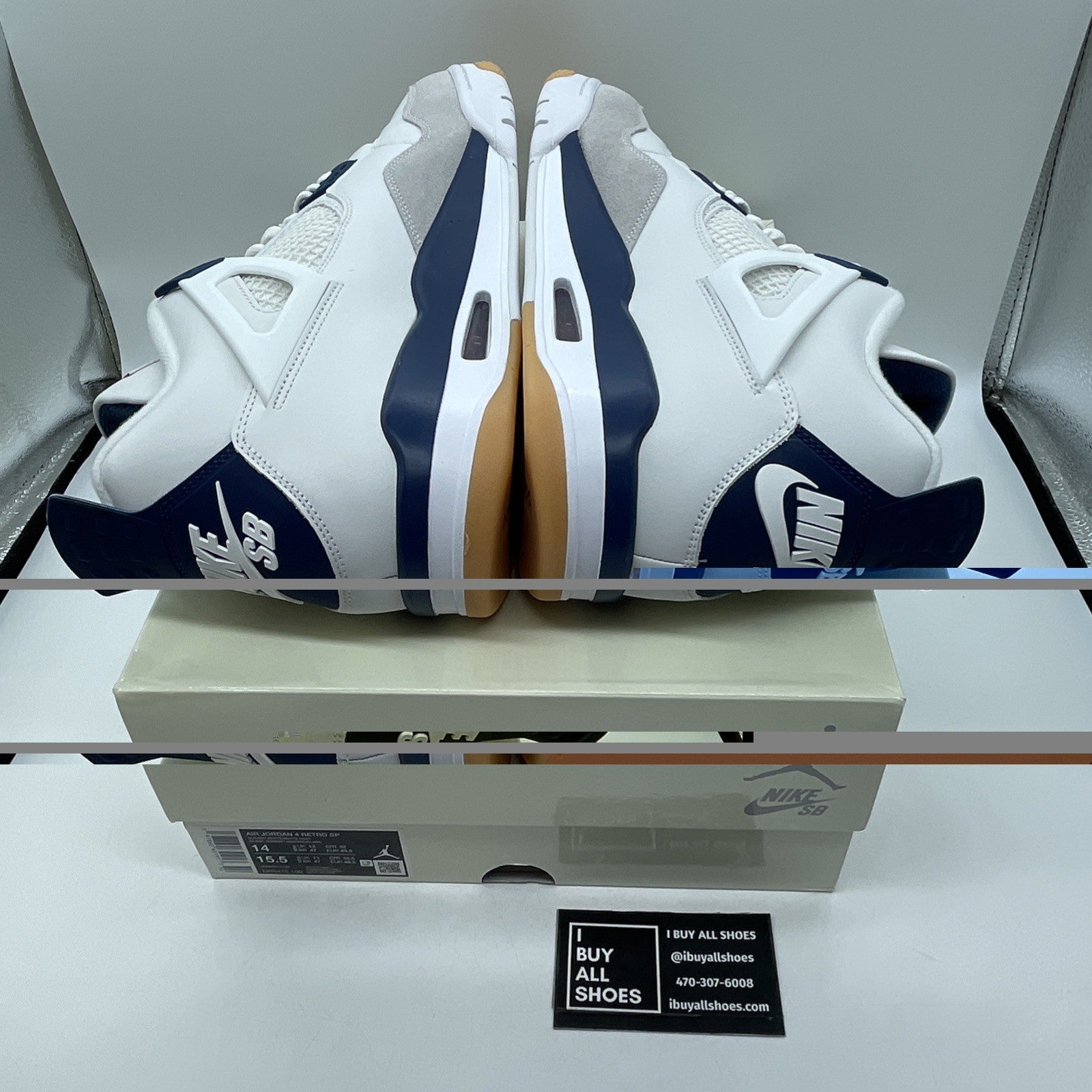 Size 14 - Air Jordan 4 Retro SP SB Navy (DR5415-100)