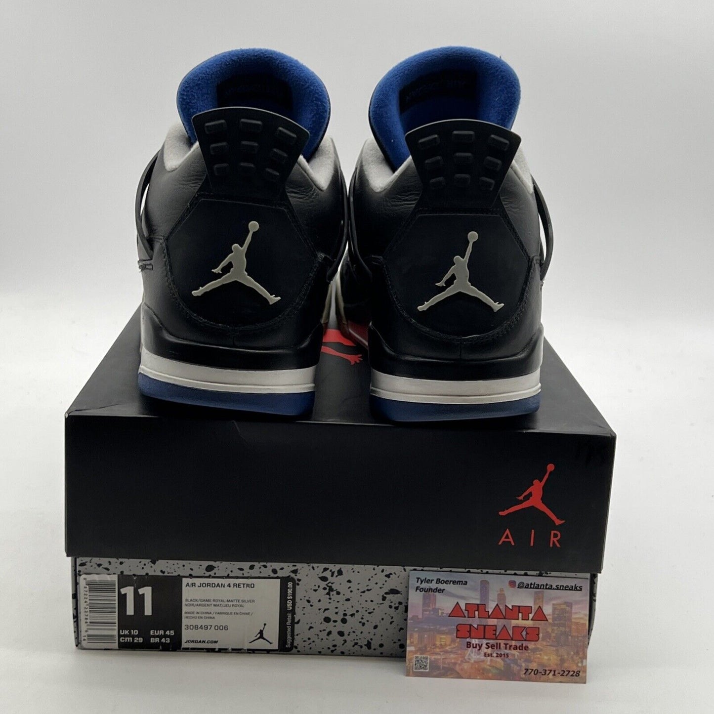 Size 11 - Air Jordan 4 Retro Motorsports Alternate 2017 (308497-006)