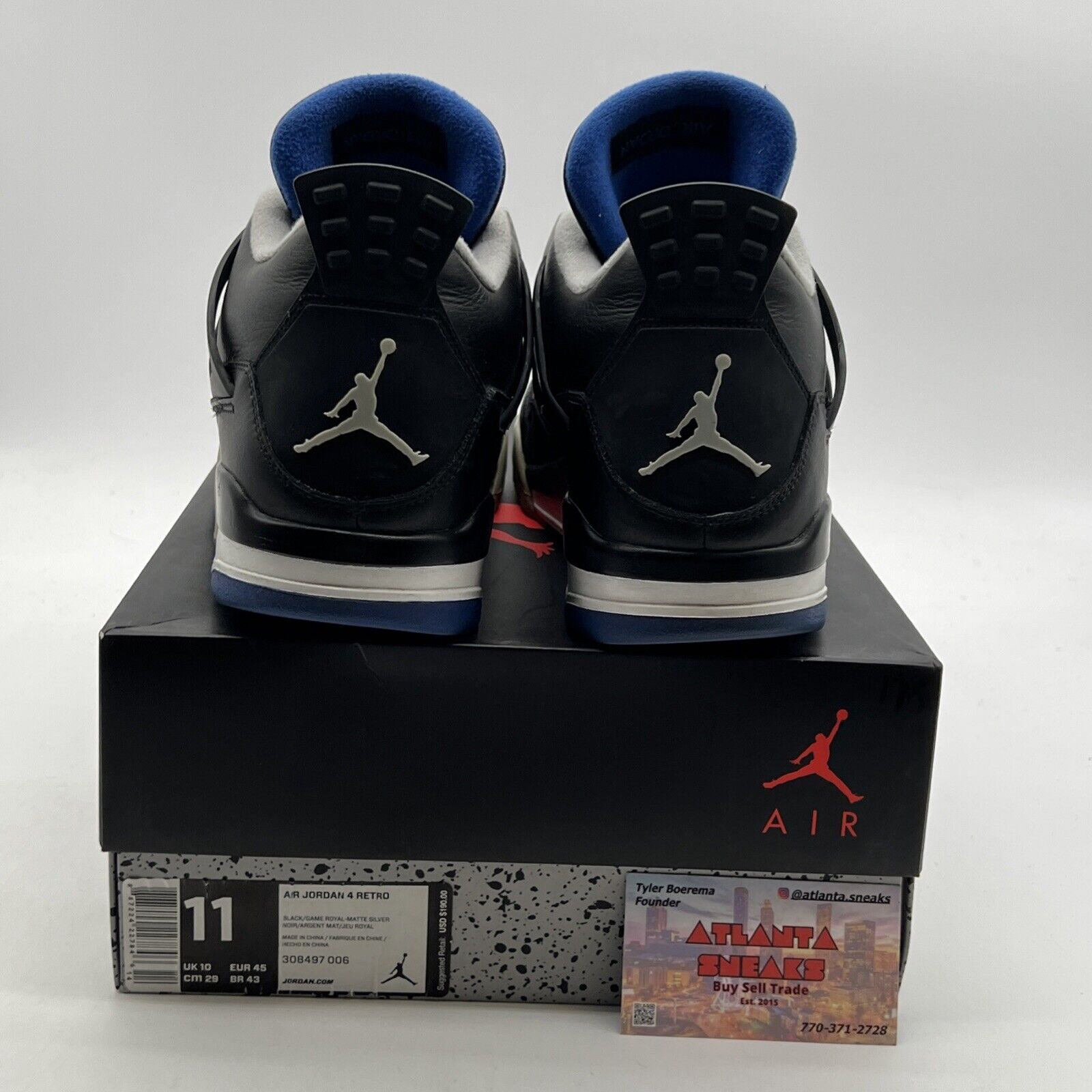 Size 11 - Air Jordan 4 Retro Motorsports Alternate 2017 (308497-006)