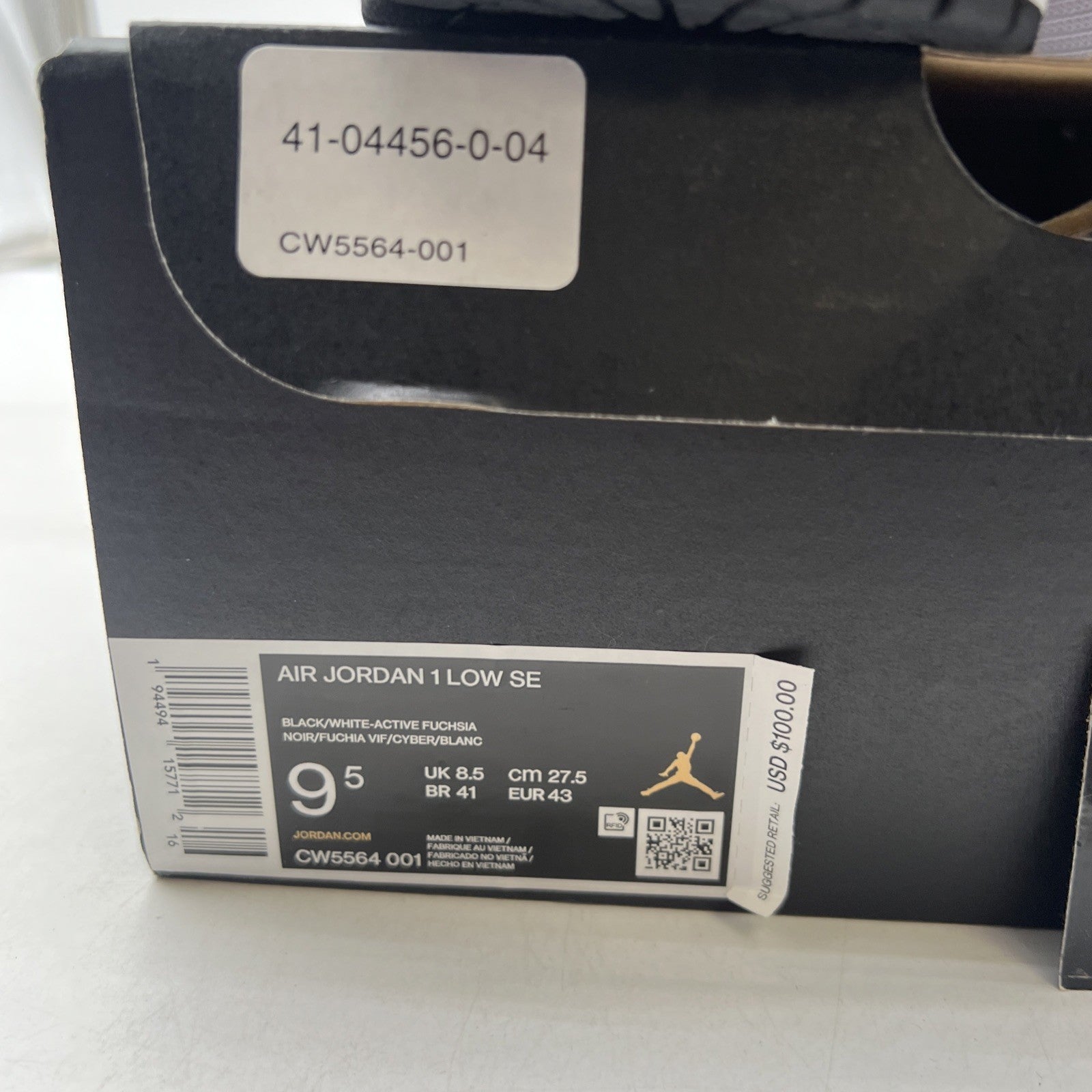 Size 9.5 - Air Jordan 1 Low Spray Paint (CW5564-001)