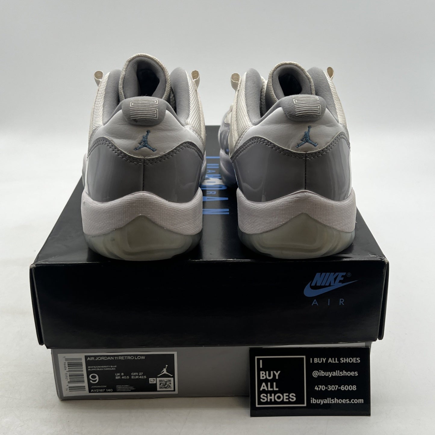 Size 9 - Air Jordan 11 Retro Low Cement Grey (AV2187-140)