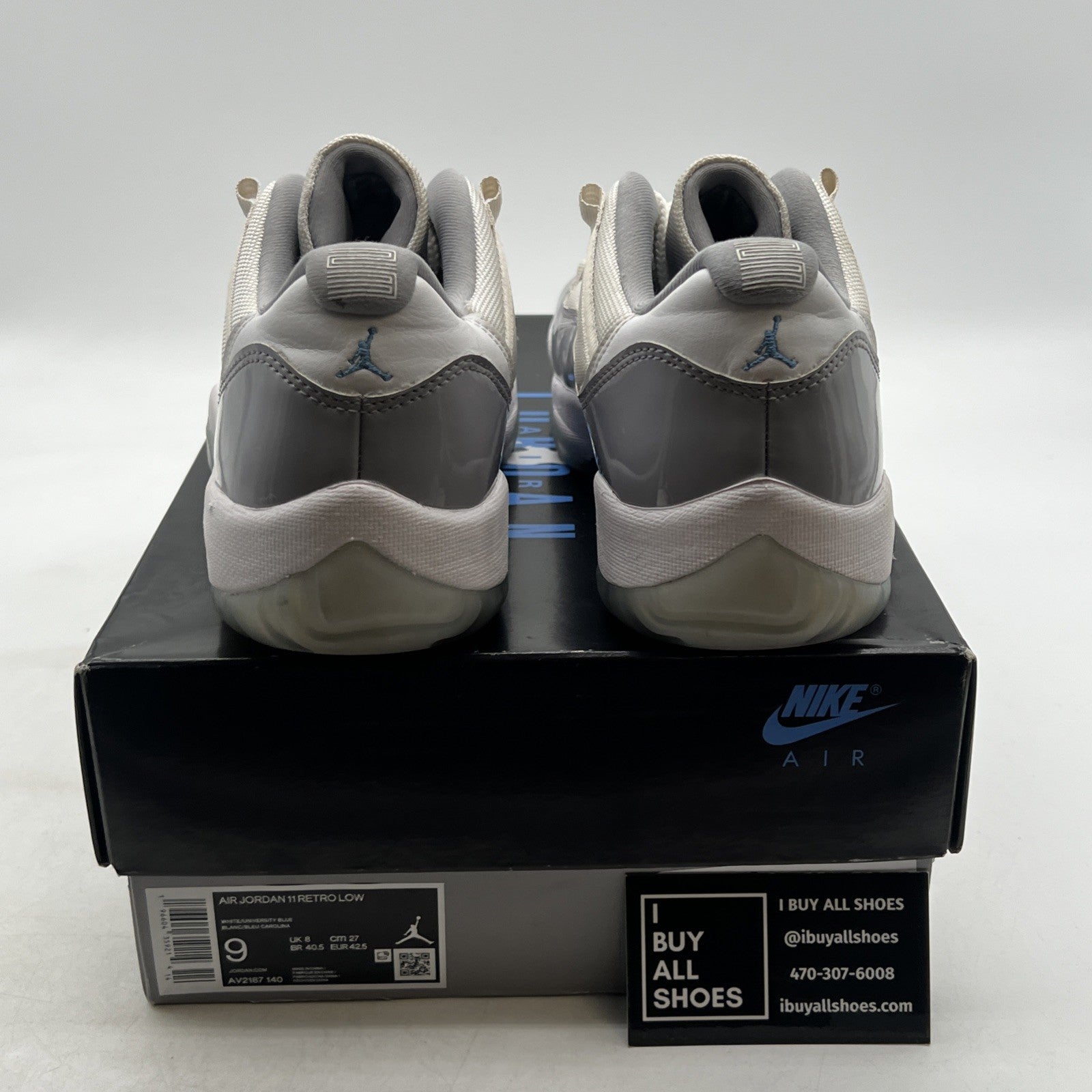Size 9 - Air Jordan 11 Retro Low Cement Grey (AV2187-140)