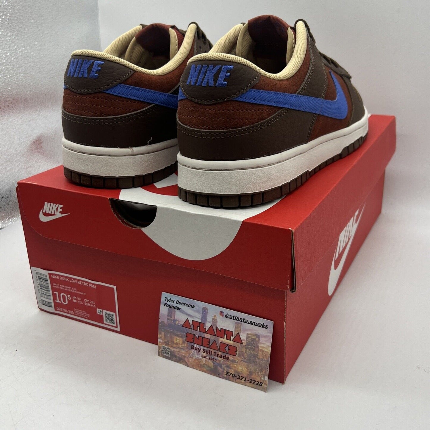 Size 10.5 - Nike Dunk Low Mars Stone Blue Brand New Og All