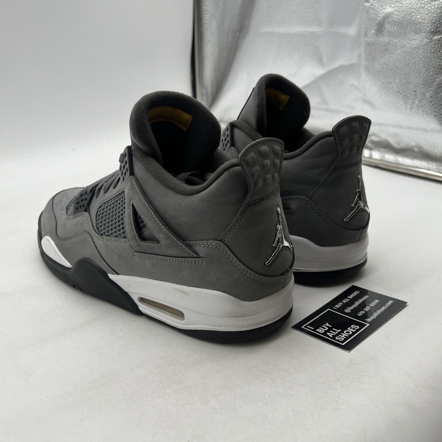 Size 13 - Air Jordan 4 Retro Low Cool Grey (308497-007)