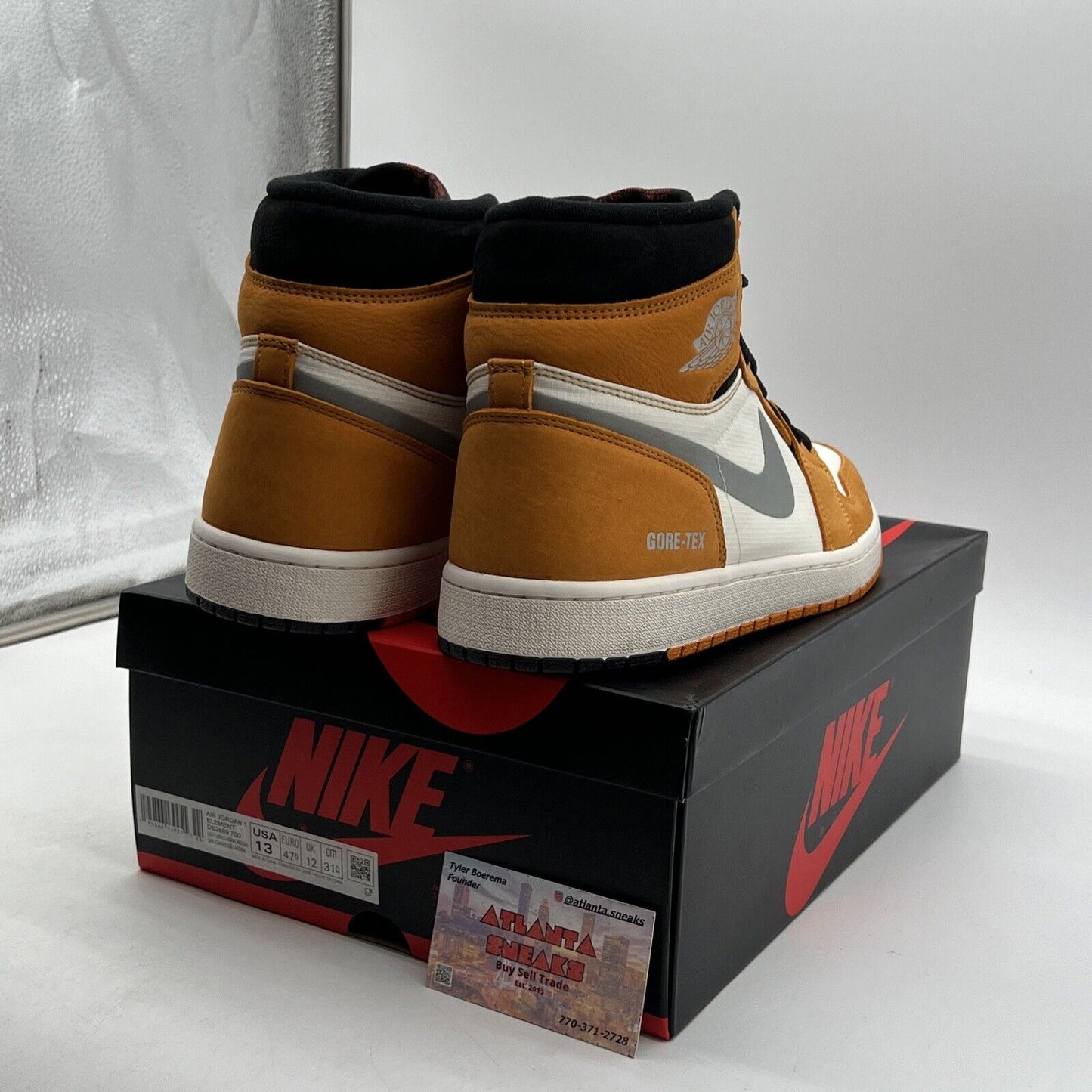 Size 13 - Air Jordan 1 Element GORE-TEX High Light Curry (DB2889-700)