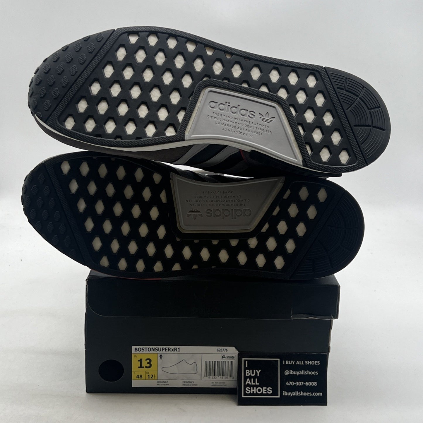 Size 13 - Adidas Boston Super R1 Cool Grey (G26776)