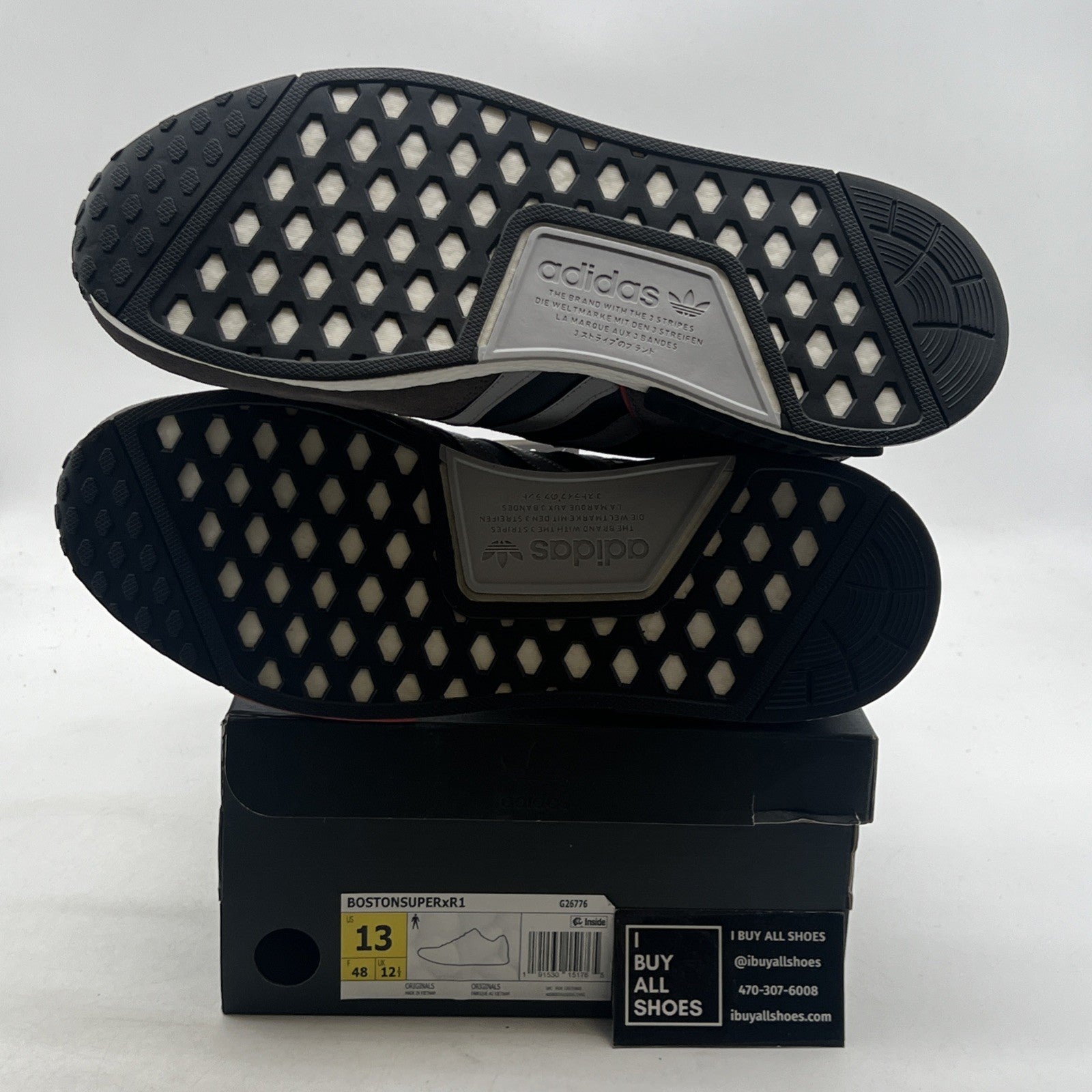 Size 13 - Adidas Boston Super R1 Cool Grey (G26776)