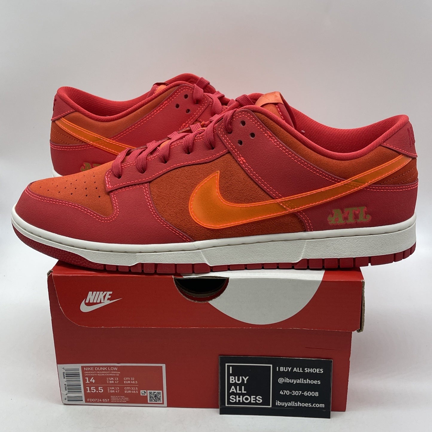 Size 14 - Nike Dunk Low ATL (FD0724-657)