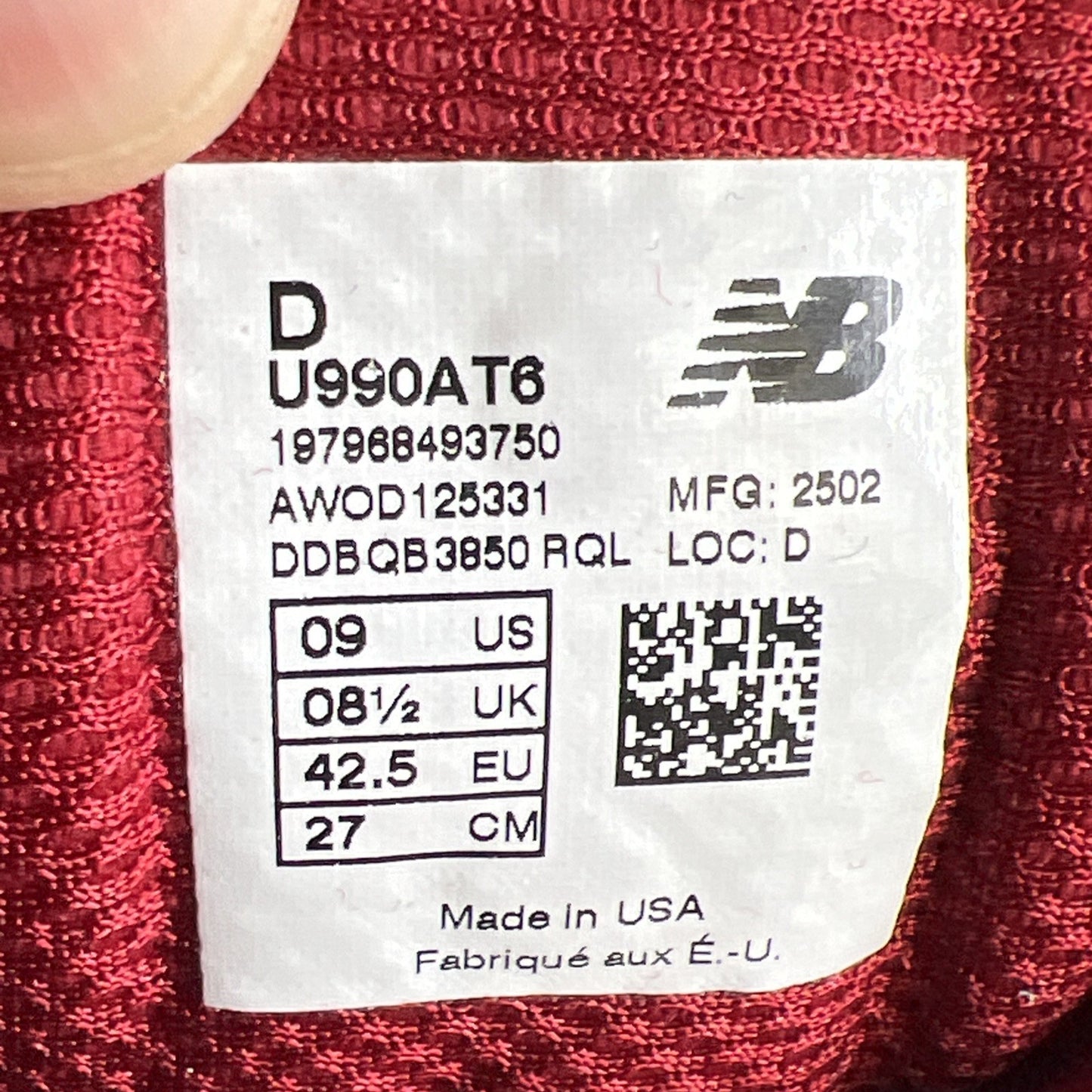 Size 9 - New Balance Action Bronson x 990v6 Made in USA Amazõnia (U990AC6)