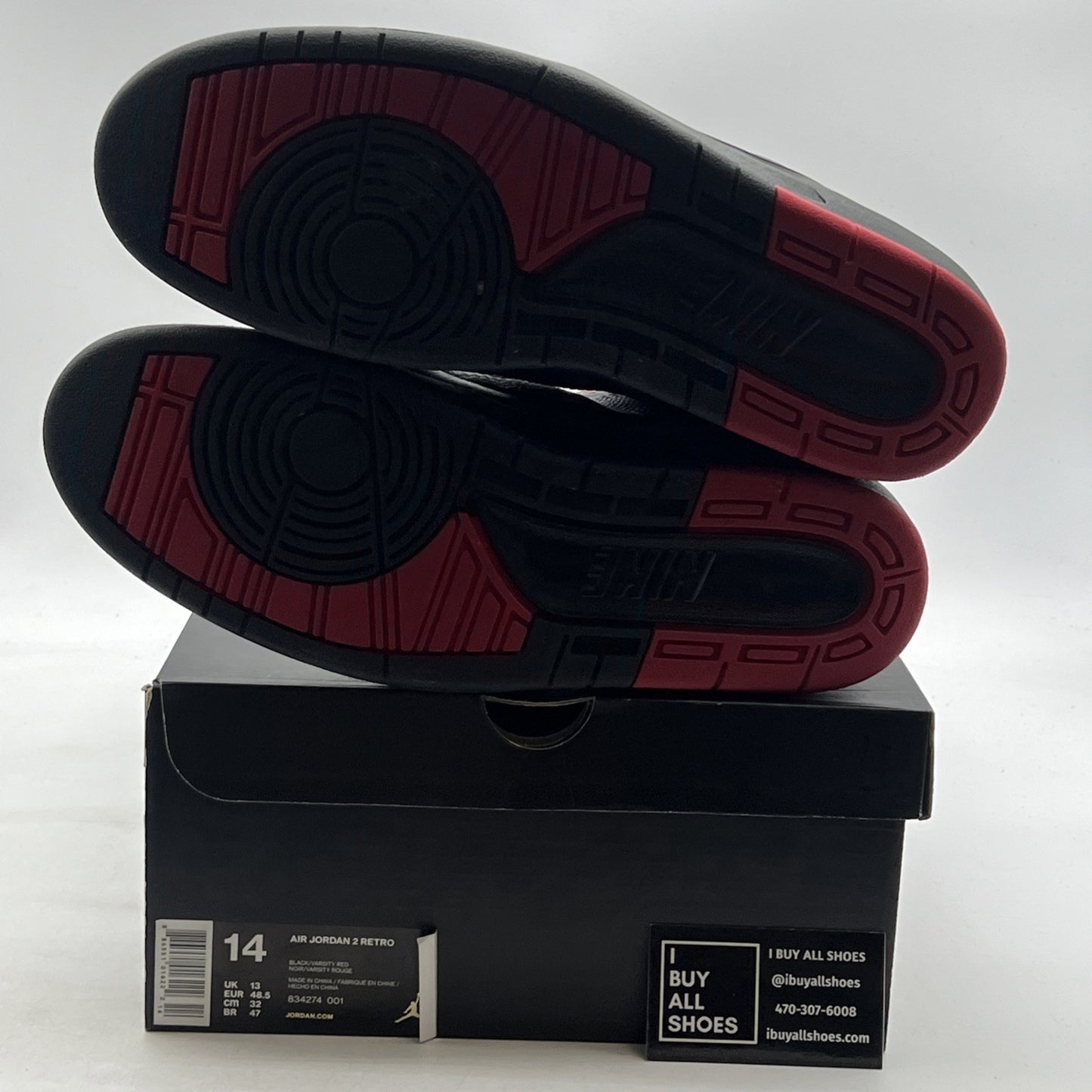 Size 14 - Air Jordan 2 Retro Alternate 87 (834274-001)