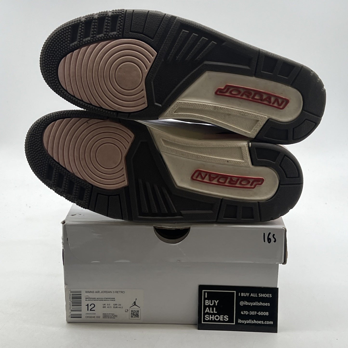 Size 12W - Air Jordan 3 Retro Neapolitan White Brown Pink (CK9246-102)