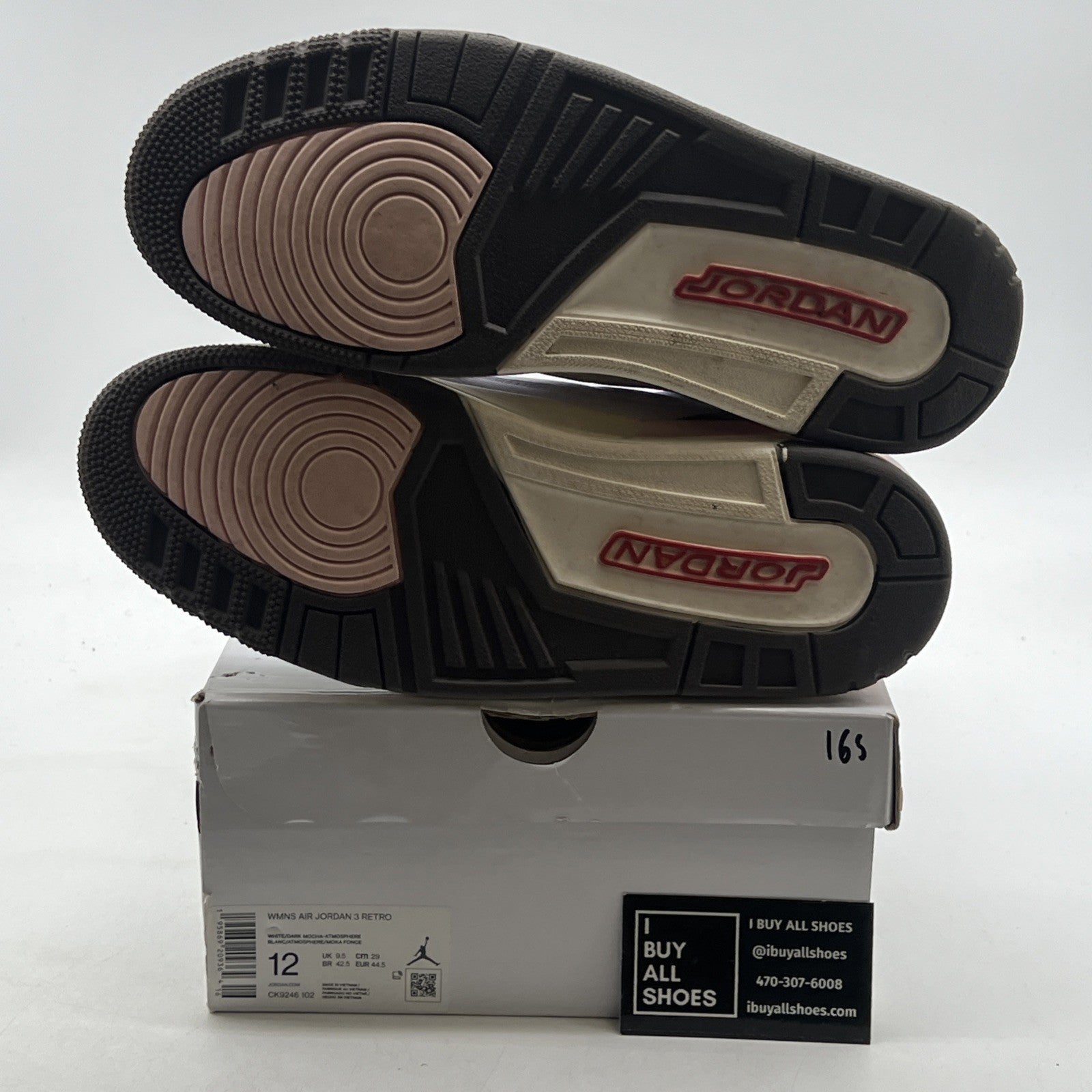 Size 12W - Air Jordan 3 Retro Neapolitan White Brown Pink (CK9246-102)
