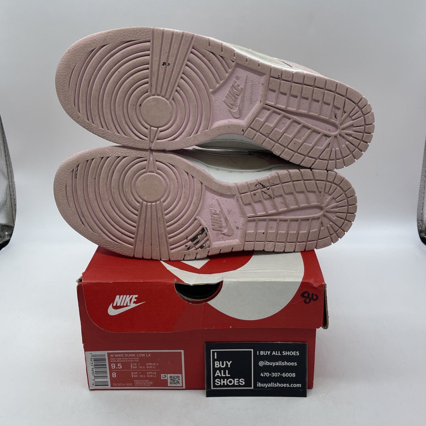 Size 9.5W - Nike Dunk LX Low Pink Foam (DV3054-600)