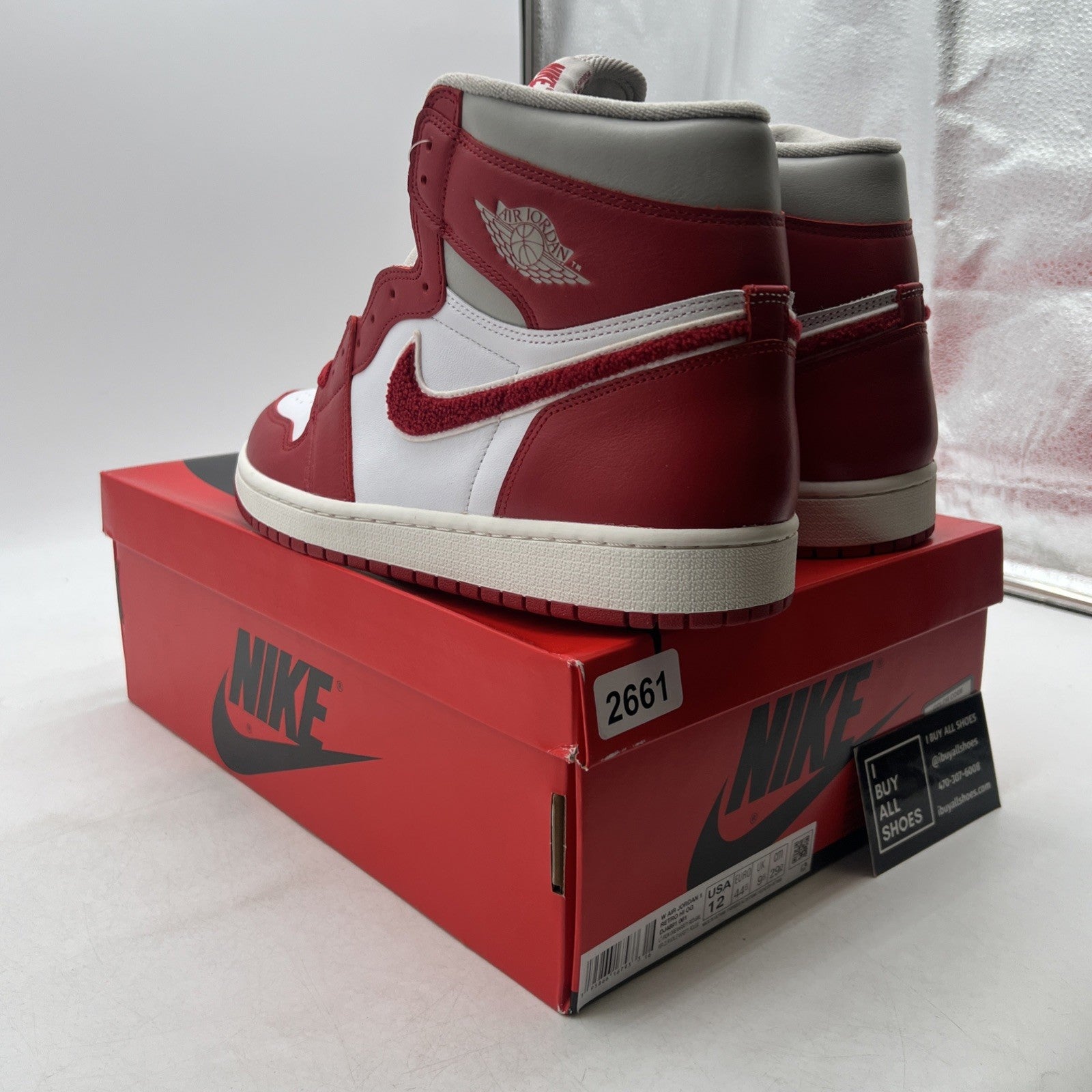Size 12W - Air Jordan 1 Retro High OG Varsity Red (DJ4891-061)