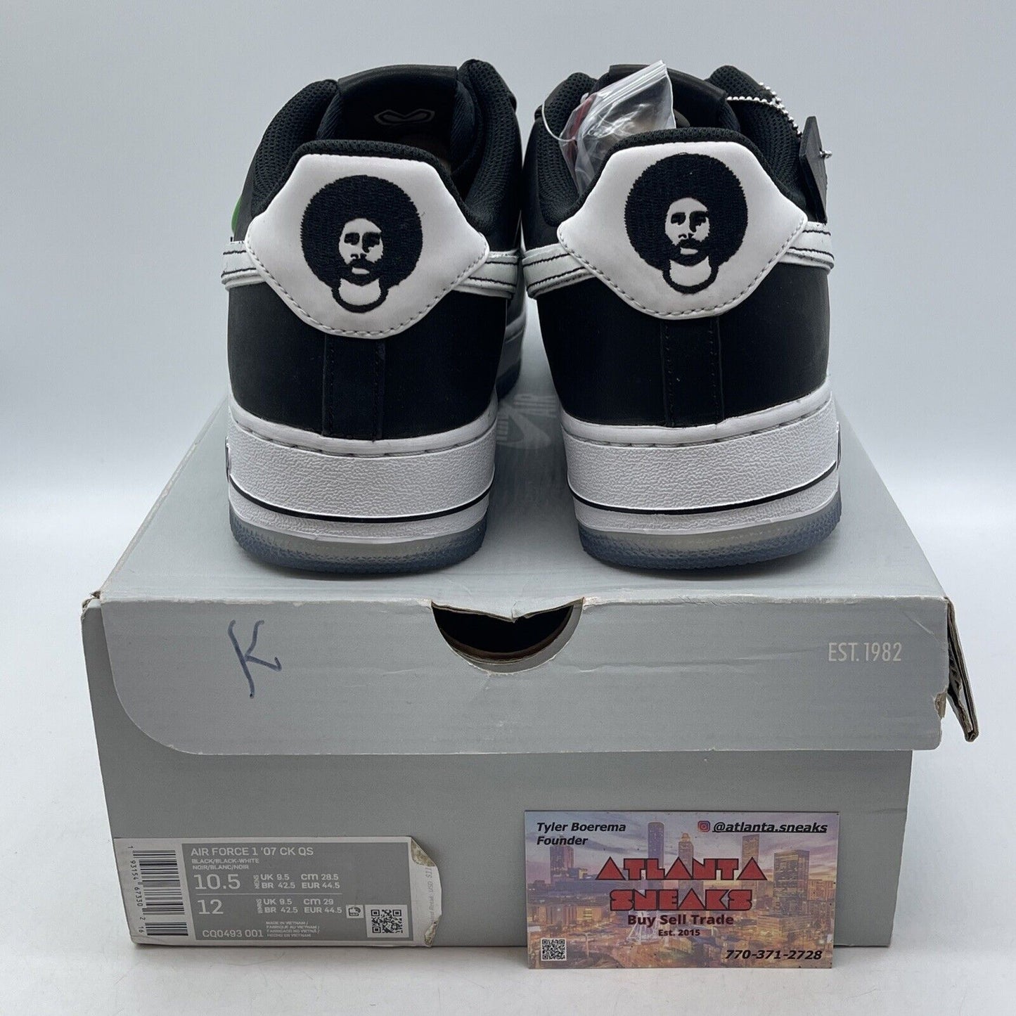 Size 10.5 - Nike Colin Kaepernick x Air Force 1 07 QS Low True to 7 (CQ0493-001)