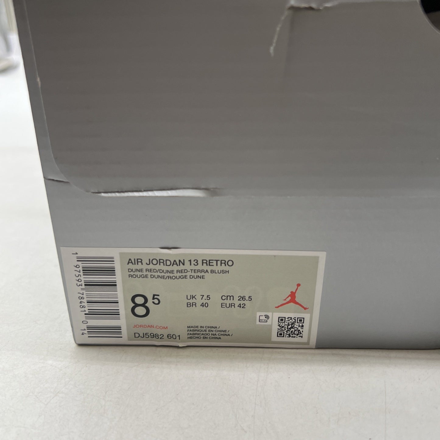 Size 8.5 - Air Jordan 13 Retro Dune Red (DJ5982-601)