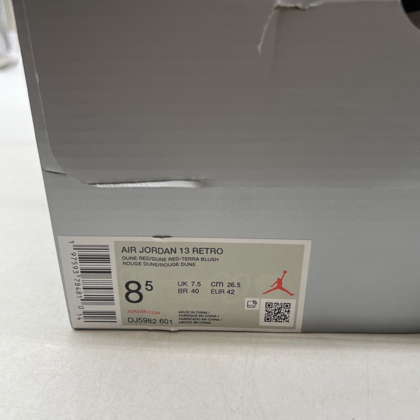 Size 8.5 - Air Jordan 13 Retro Dune Red (DJ5982-601)