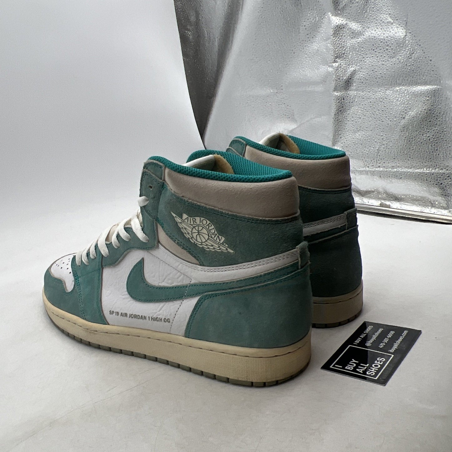 Size 13 - Air Jordan 1 Retro OG High Turbo Green (555088-311)