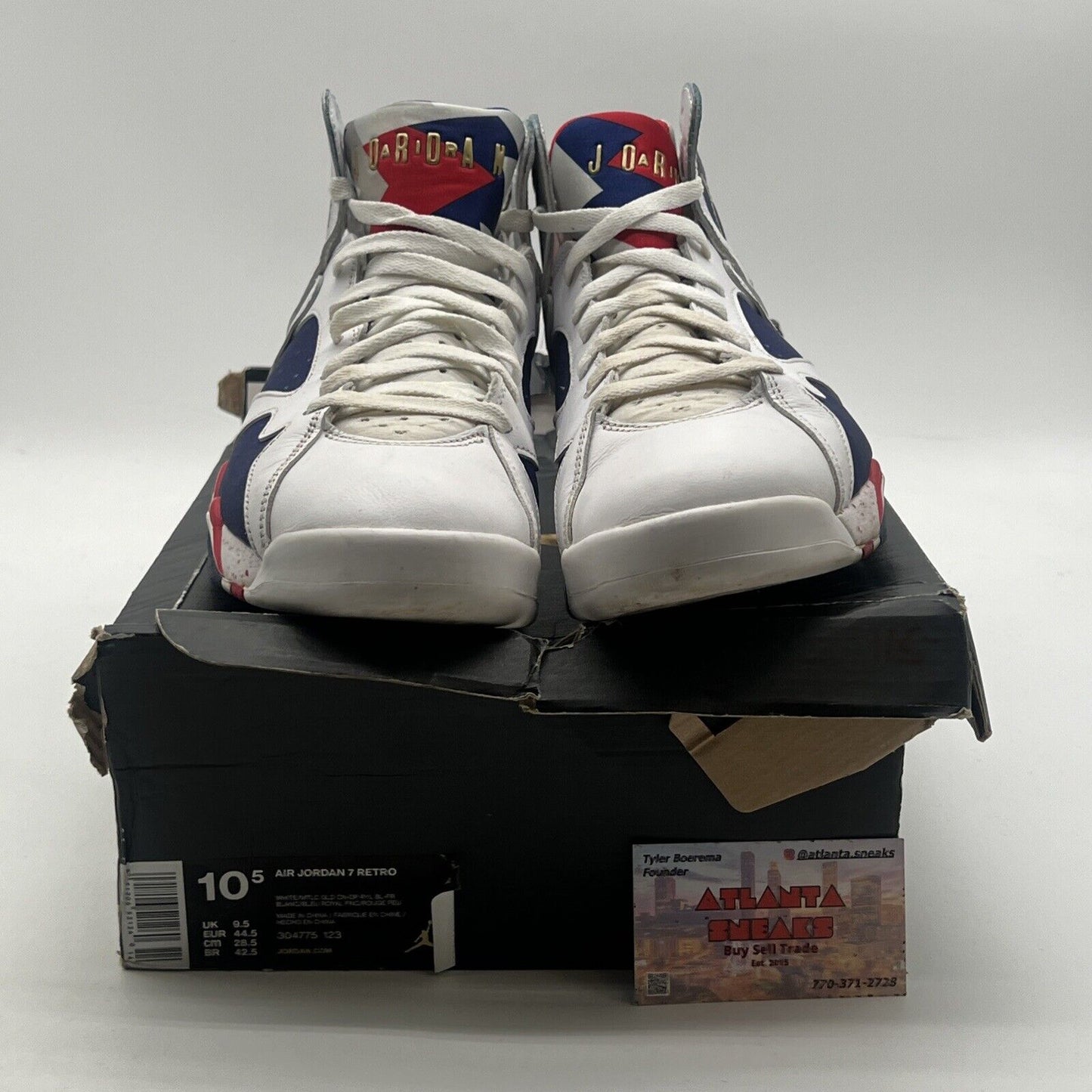 Size 10.5 - Air Jordan 7 Retro Tinker Alternate (304775-123)