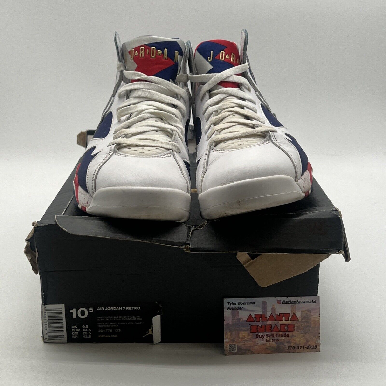 Size 10.5 - Air Jordan 7 Retro Tinker Alternate (304775-123)