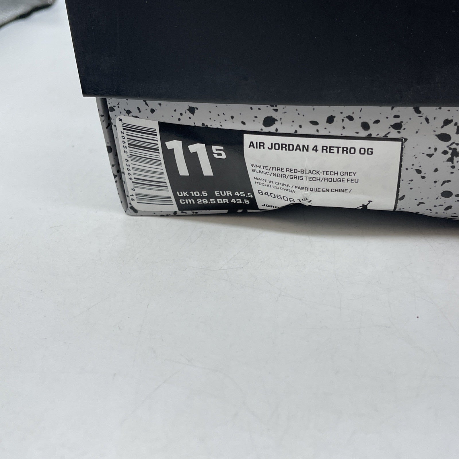 Size 11.5 - Air Jordan 4 Retro OG Mid White Cement (840606-192)