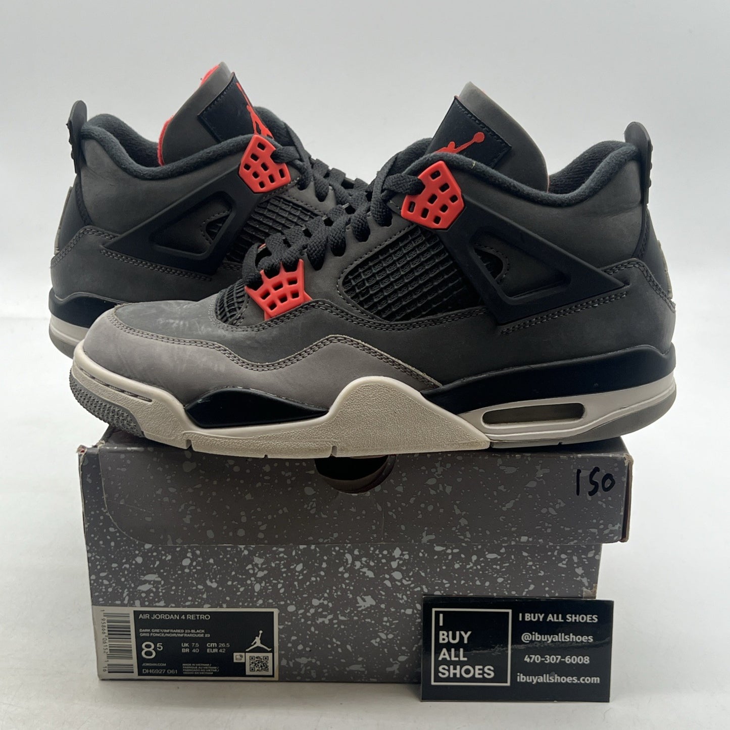 Size 8.5 - Air Jordan 4 Retro Mid Infrared (DH6927-061)
