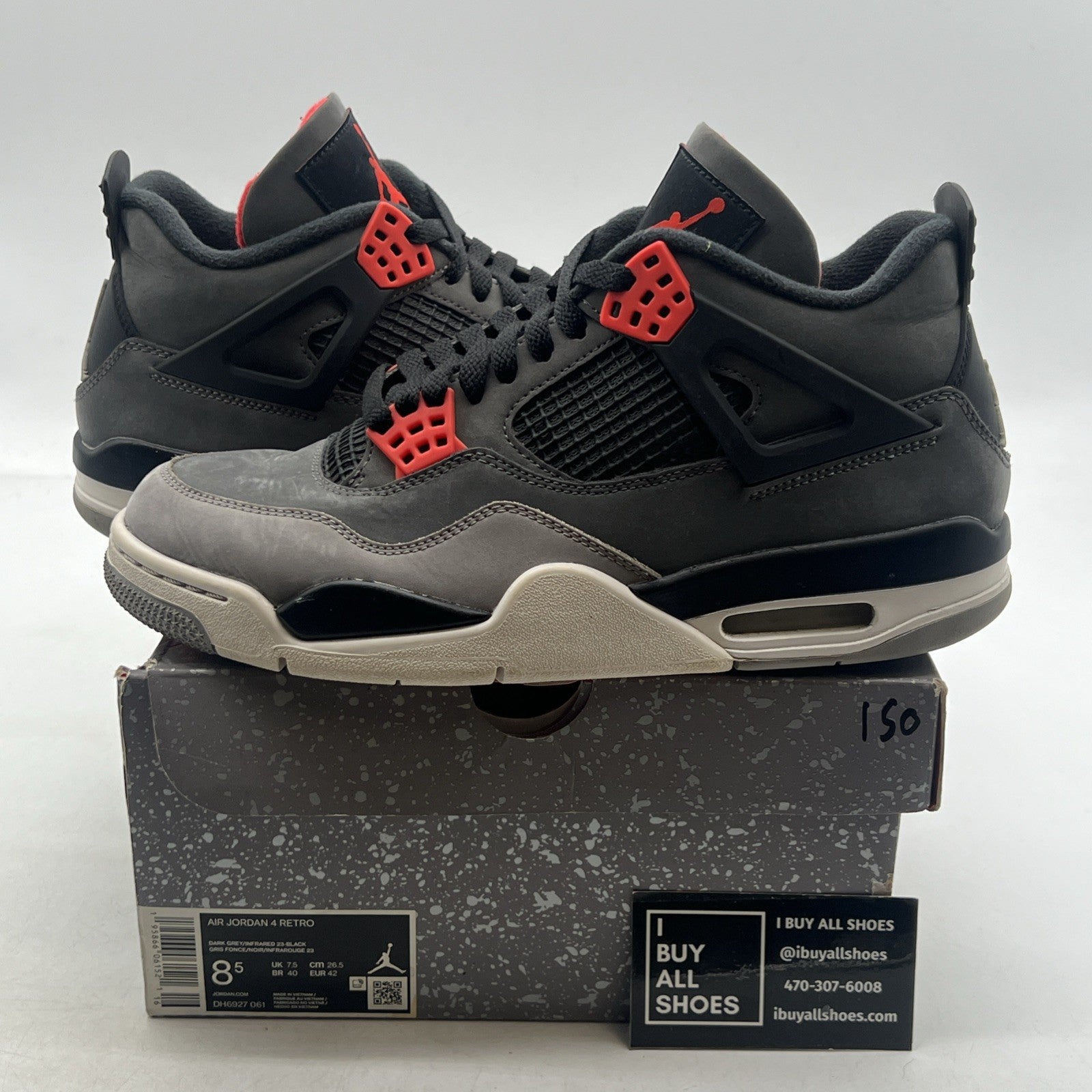 Size 8.5 - Air Jordan 4 Retro Mid Infrared (DH6927-061)