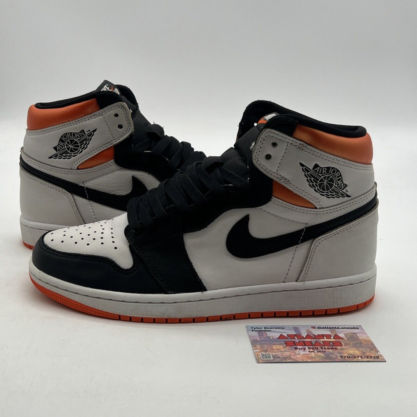 Size 9 - Air Jordan 1 Retro High Electro Orange (555088-180)
