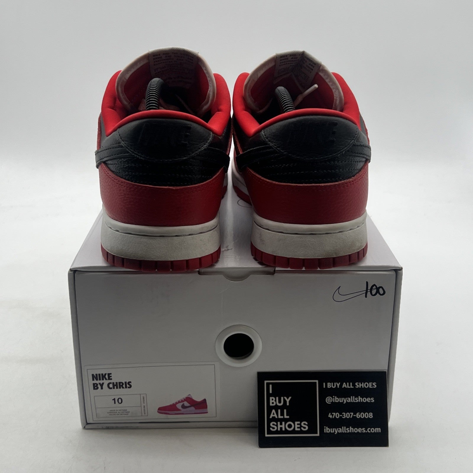 Size 10 - Nike Dunk Low By You “Chicago” Custom Men’s (AH7979-992)