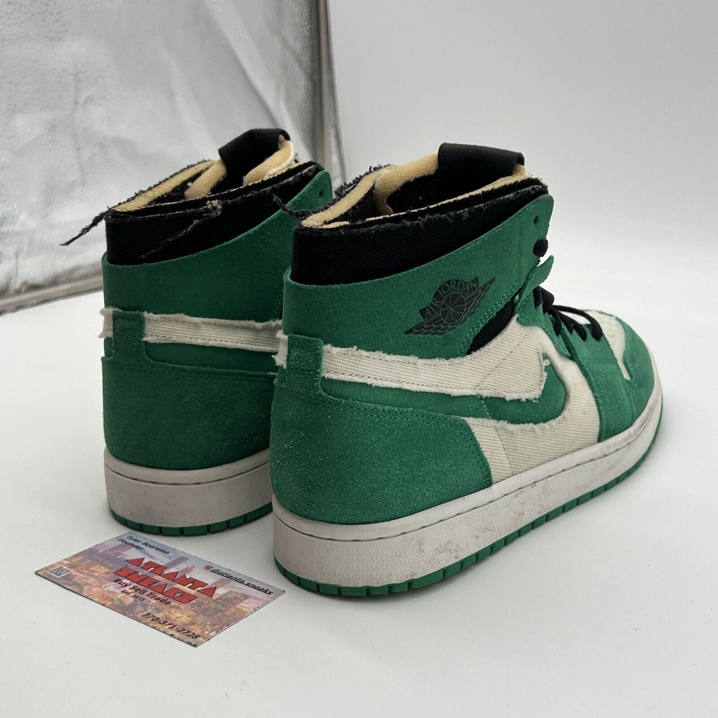 Size 9 - Air Jordan 1 Retro High Zoom Air Green (CT0978-300)