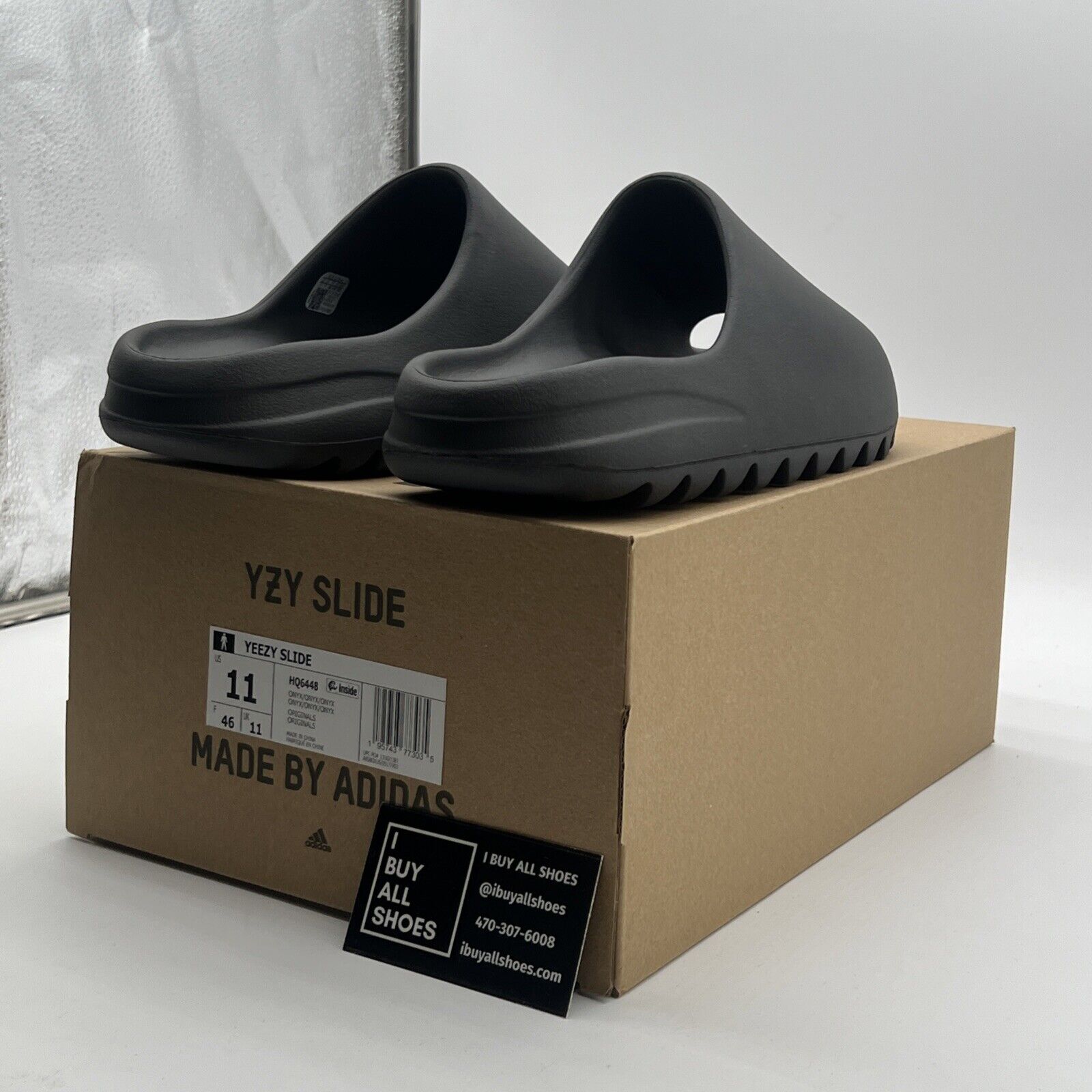 Size 11 - Adidas Yeezy Slide Onyx (HQ6448)