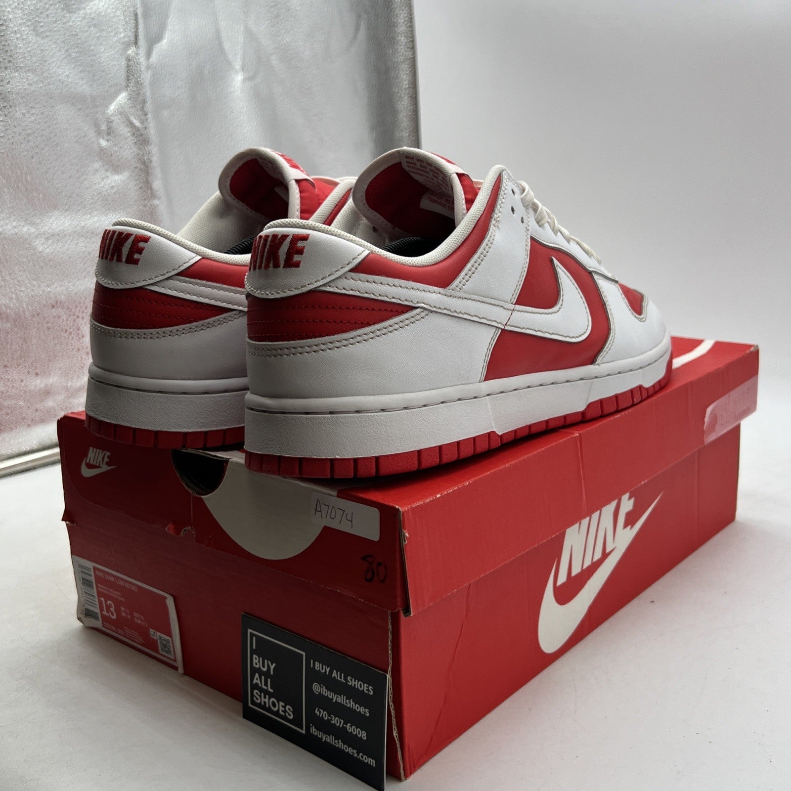 Size 13 - Nike Dunk Low Championship Red (DD1391-600)