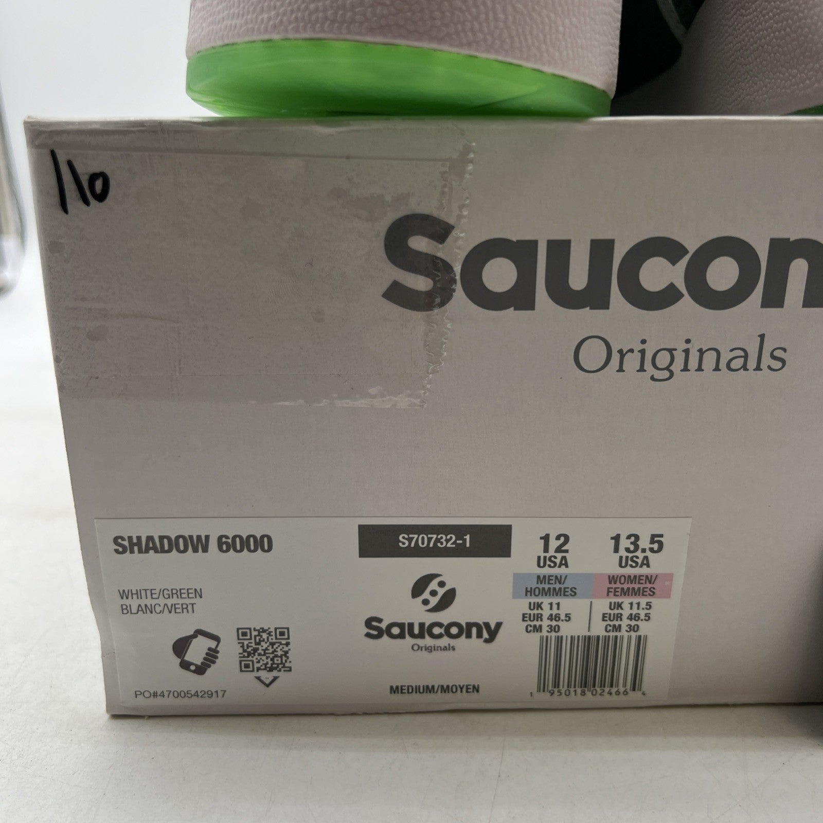 Size 12 - Saucony Shadow 6000 Shamrock (S70732-1)