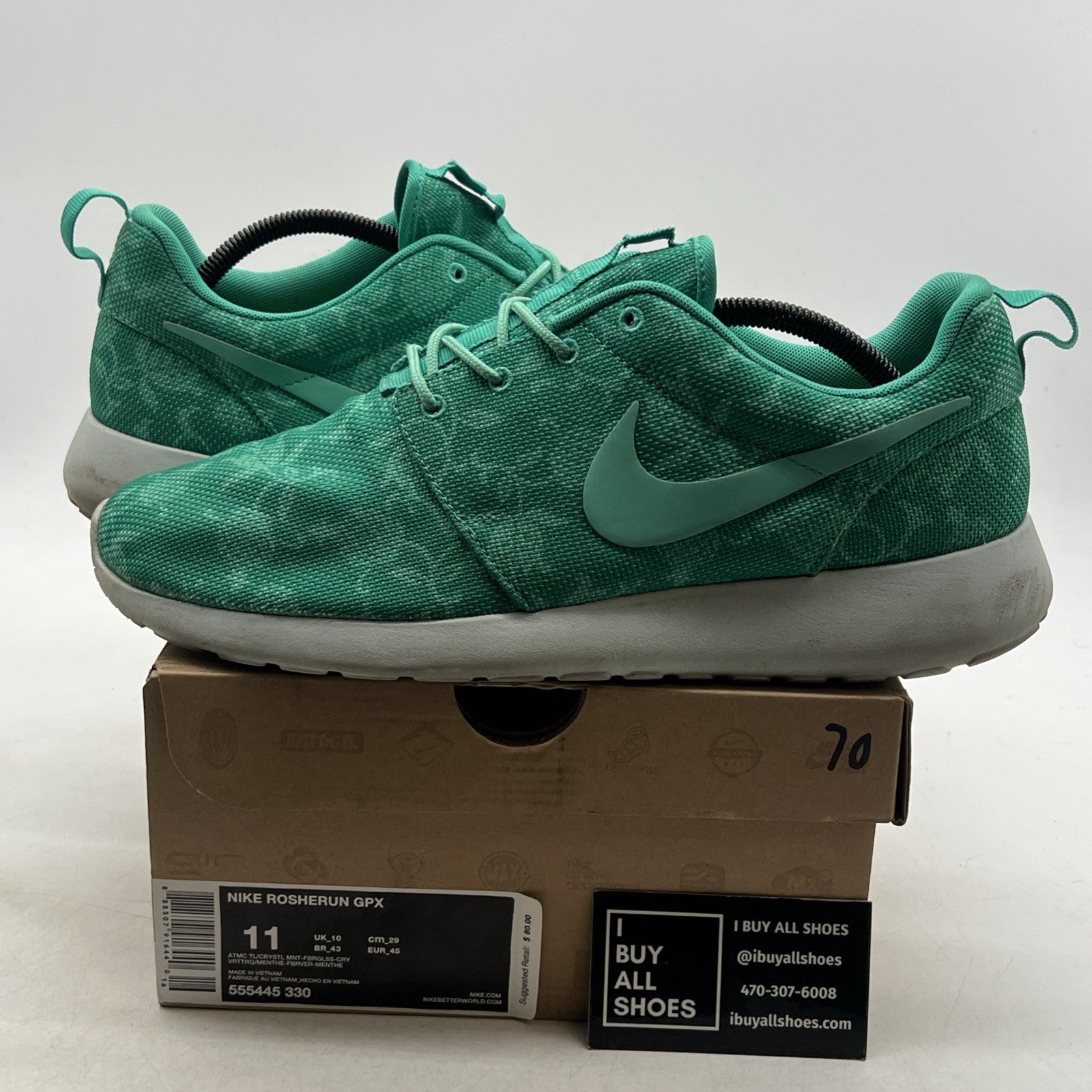 Size 11 - Nike Rosherun Gpx Blue (555445-330)