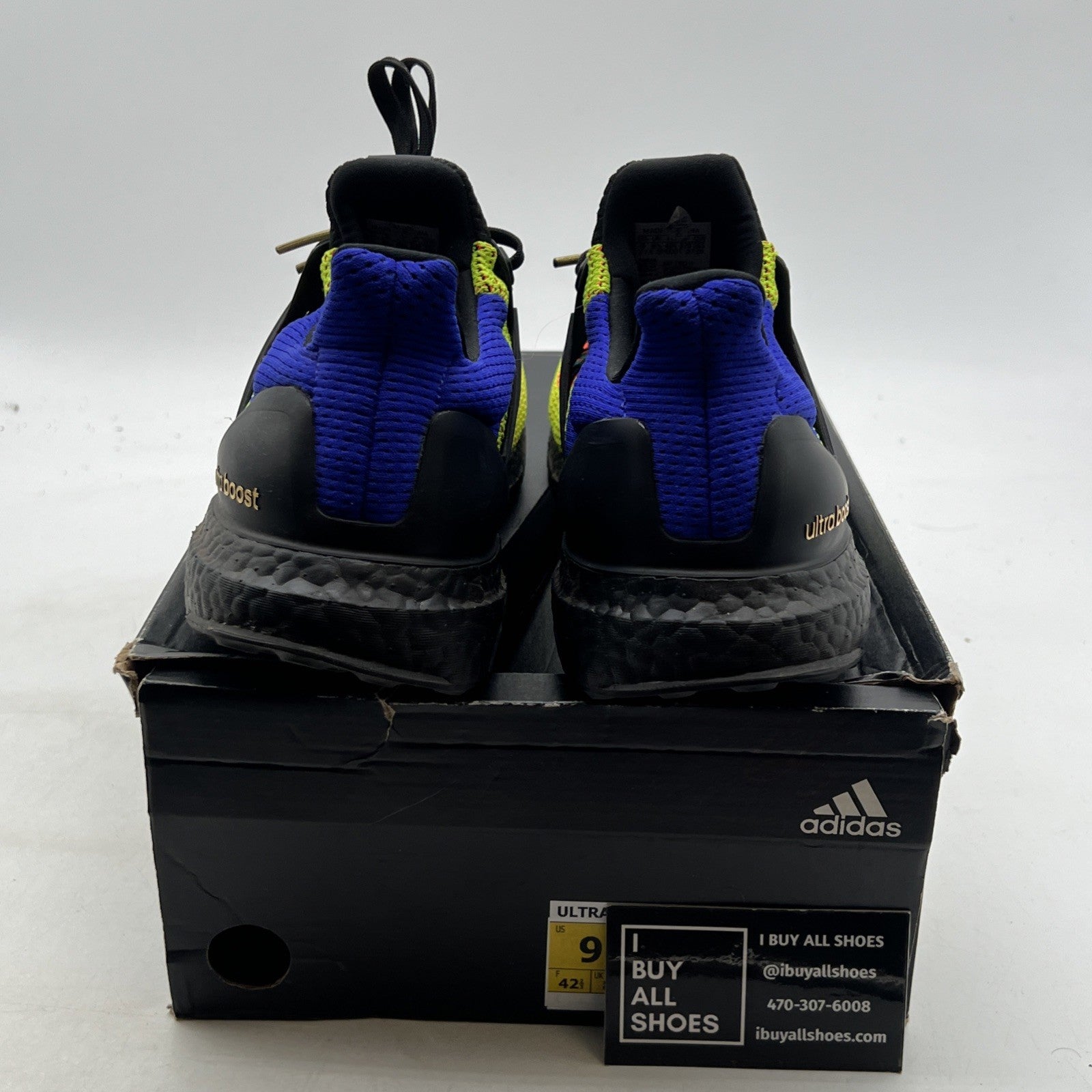 Size 9 - adidas UltraBoost 2.0 DNA What The - Core Black (FW8711)