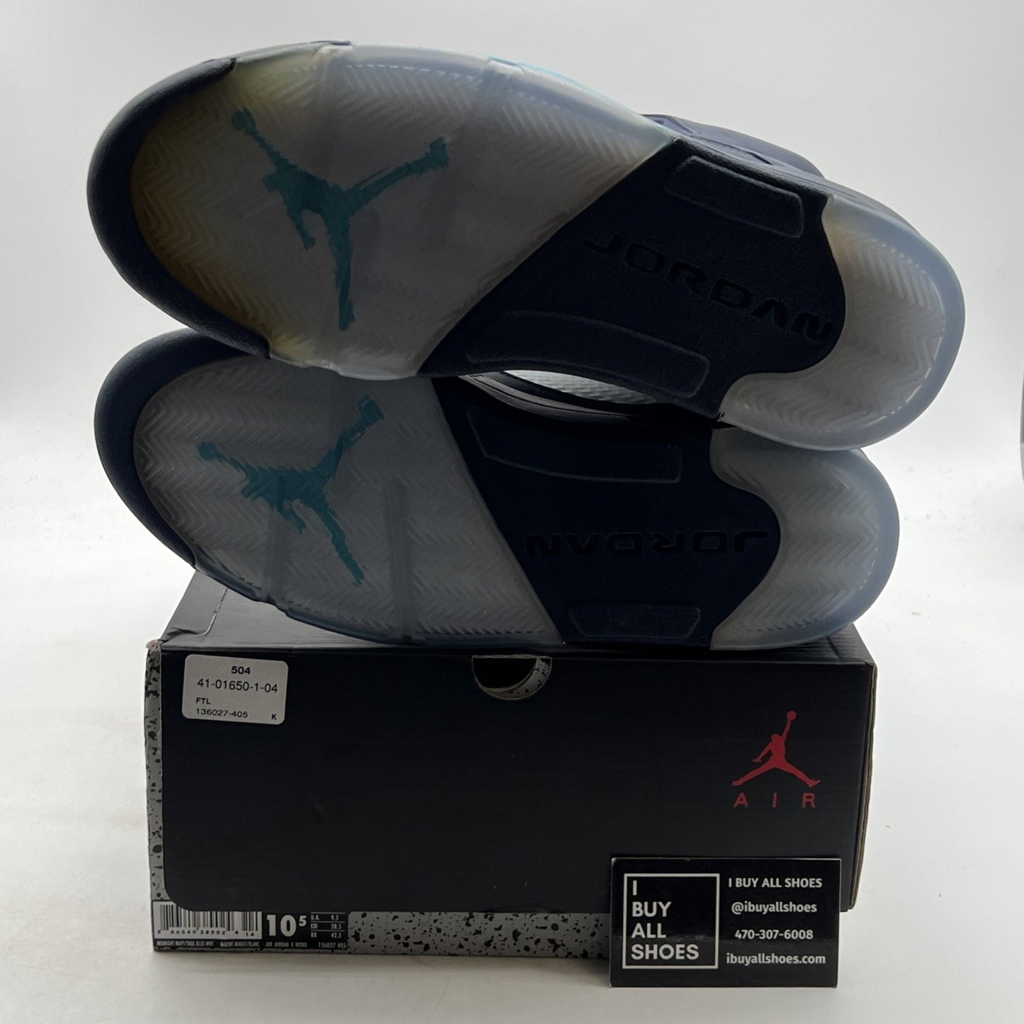 Size 10.5 - Air Jordan 5 Retro Pre-Grape (136027-405)