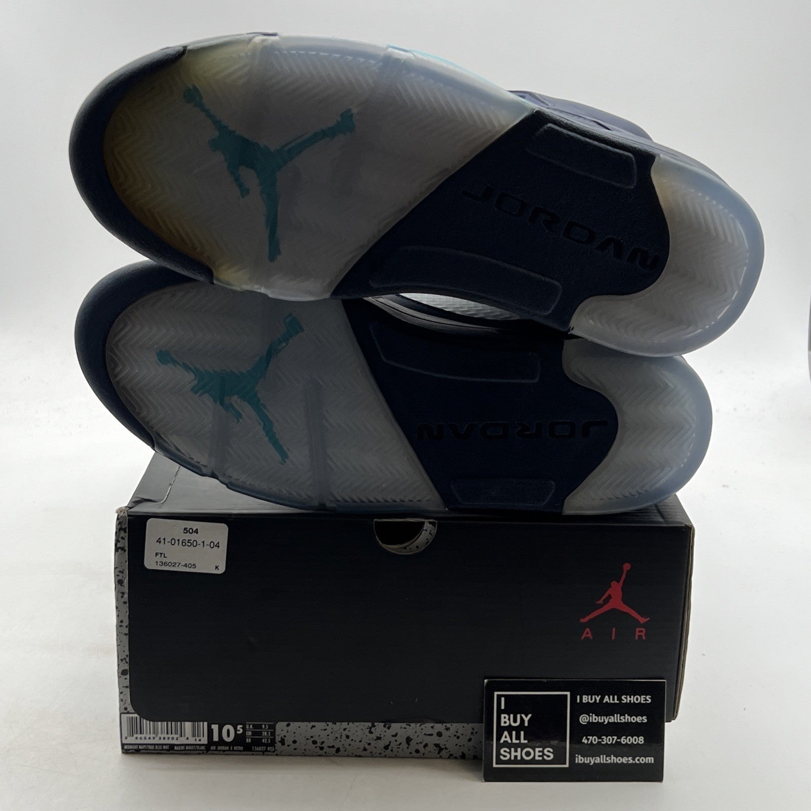 Size 10.5 - Air Jordan 5 Retro Pre-Grape (136027-405)