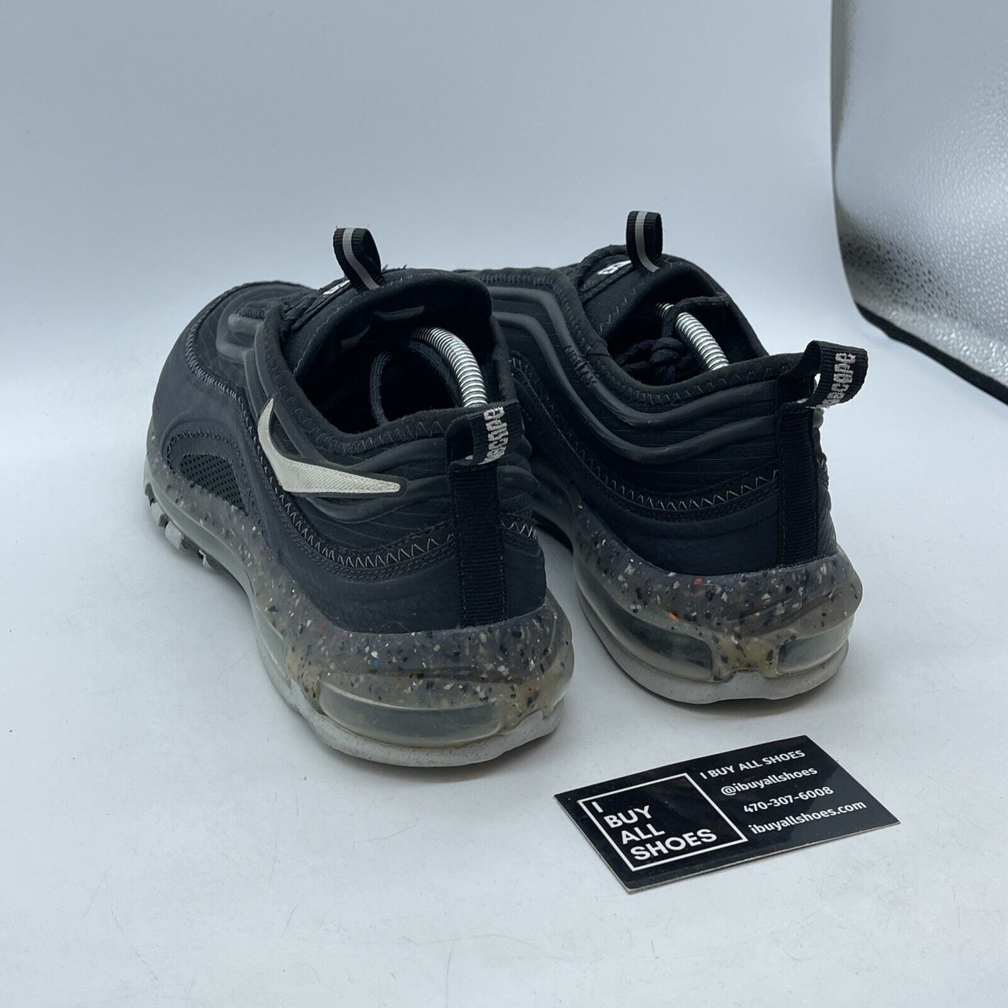 Size 12 - Nike Air Max Terrascape 97 Off Noir Black Suede Leather (DJ5019-001)