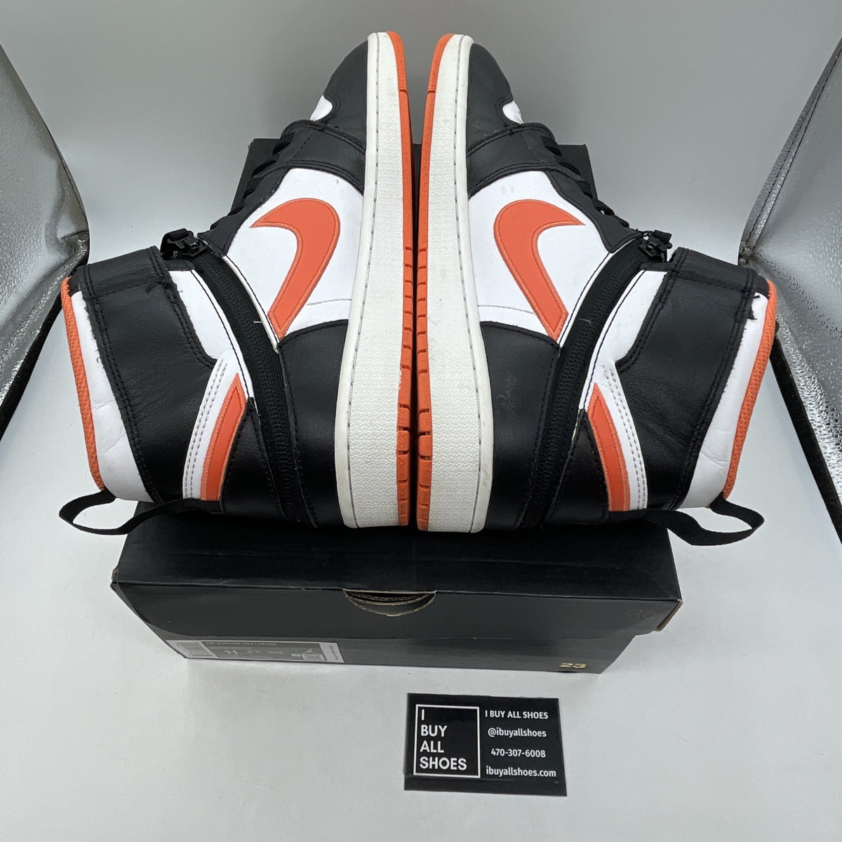 Size 11 - Air Jordan 1 FlyEase High Turf Orange (CQ3835-008)