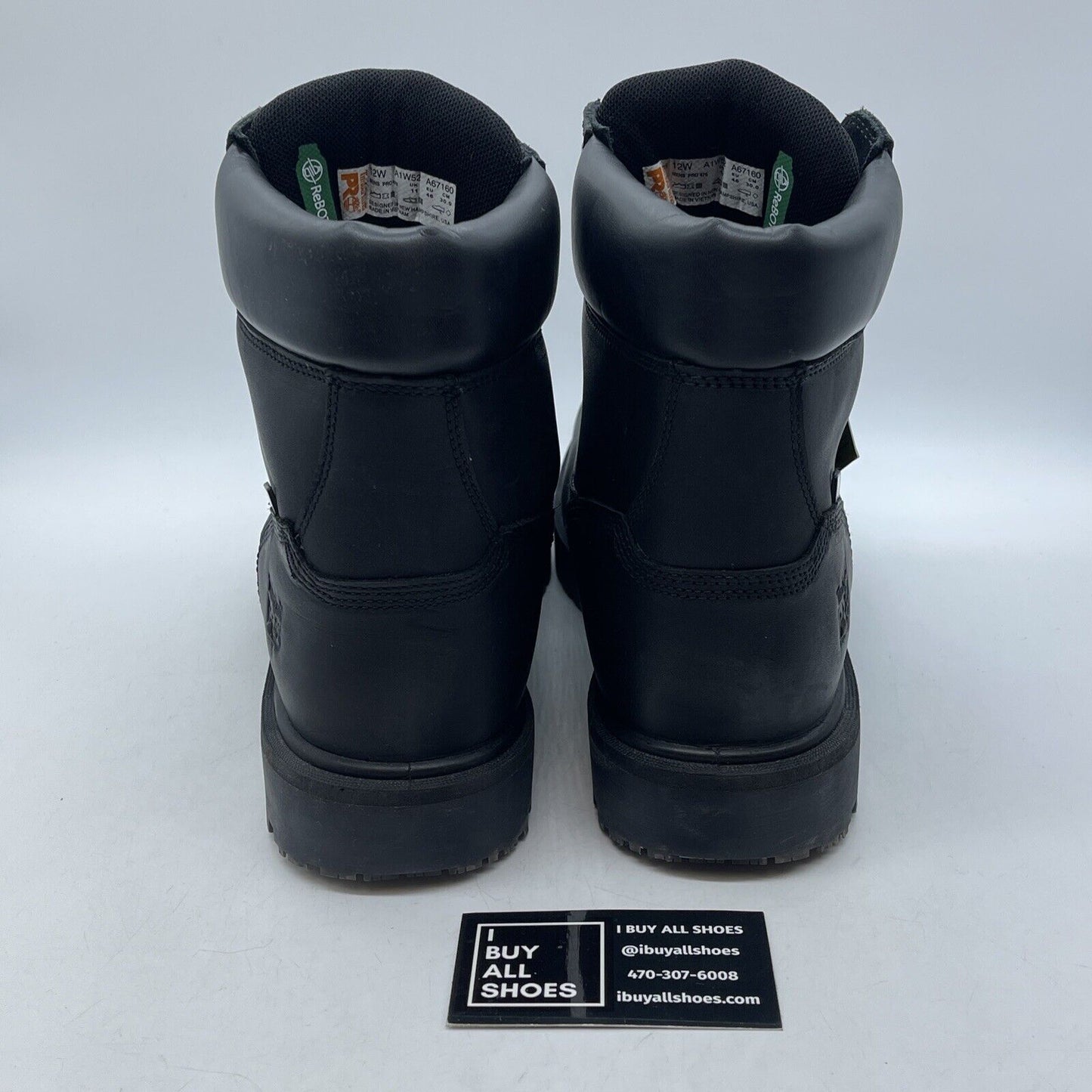 Size 12W - Timberland Pro Mens DIRECT ATTACH 6 Inch Black Steel Toe Waterproof