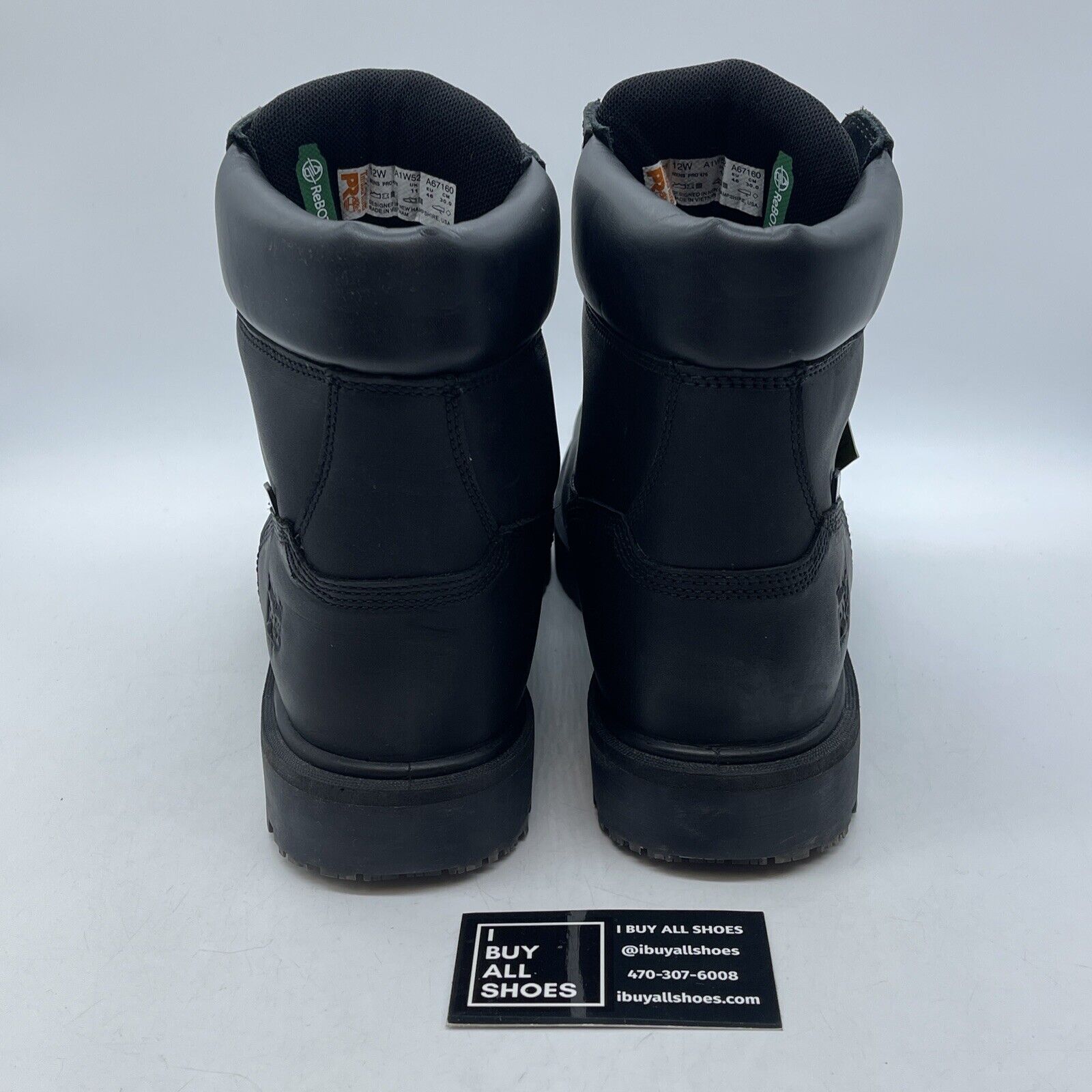 Size 12W - Timberland Pro Mens DIRECT ATTACH 6 Inch Black Steel Toe Waterproof