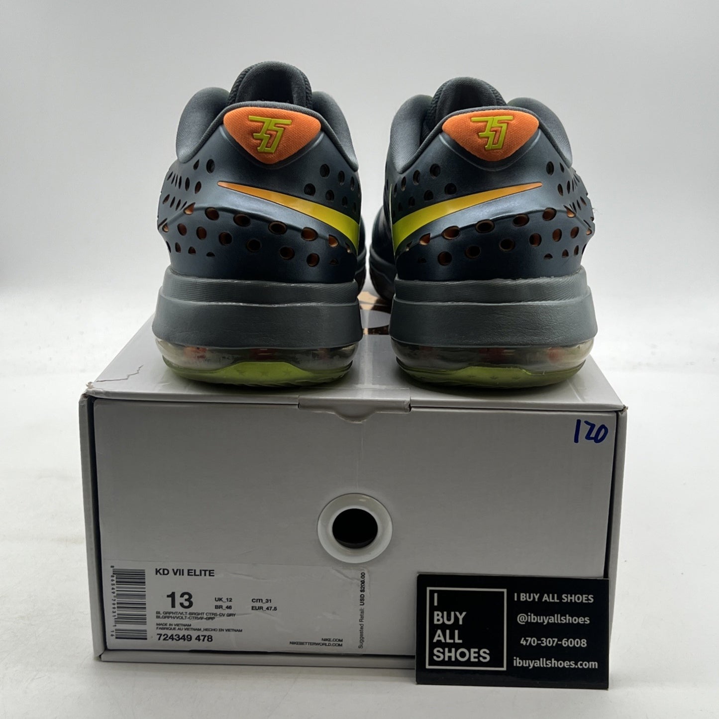 Size 13 - Nike KD 7 Elite Team - (724349-478)