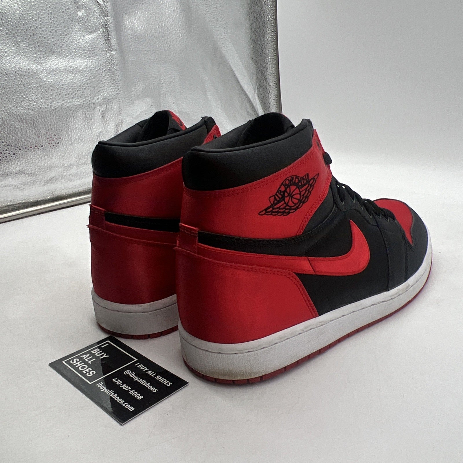 Size 12 - Air Jordan 1 Retro OG 2023 High Satin Bred W (FD4810-061)