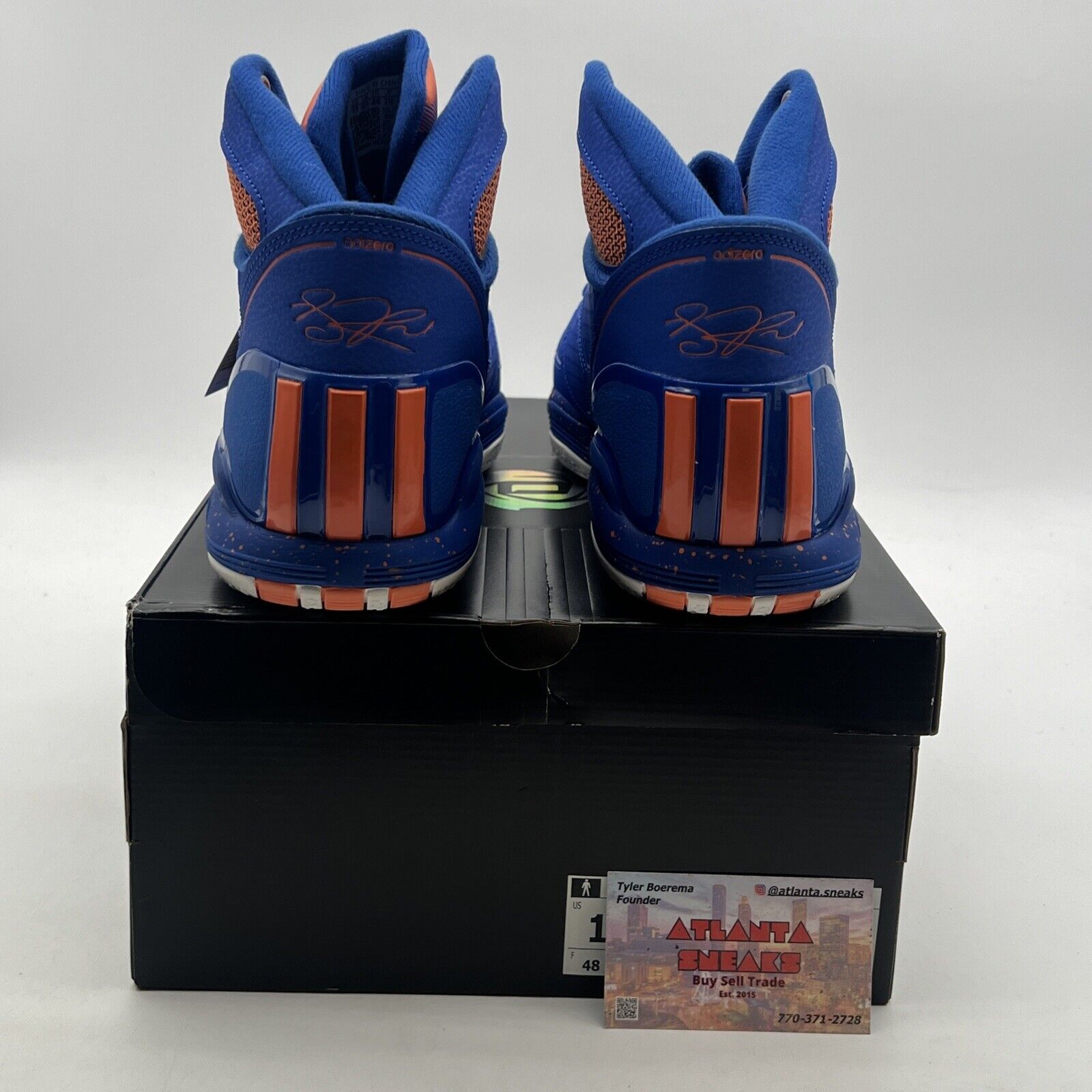 Size 13 - adidas Adizero Rose 1.5 Restomod Knicks (HQ1015)